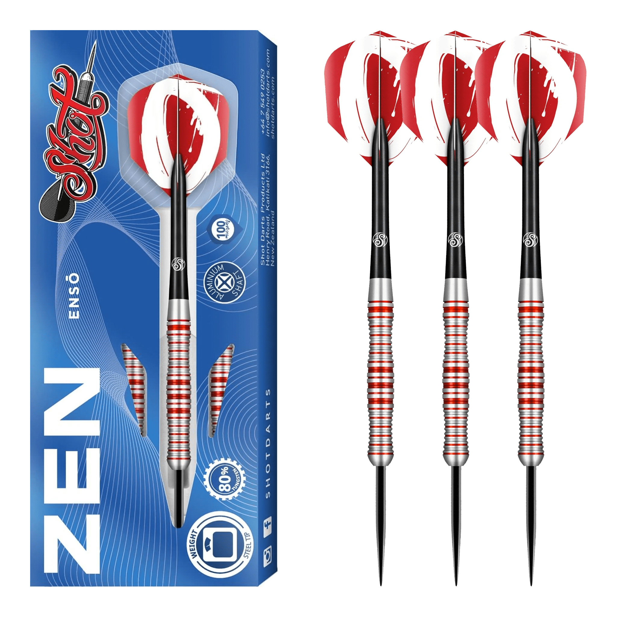 Zen Enzo - 80% Tungsten Steel Tip Darts