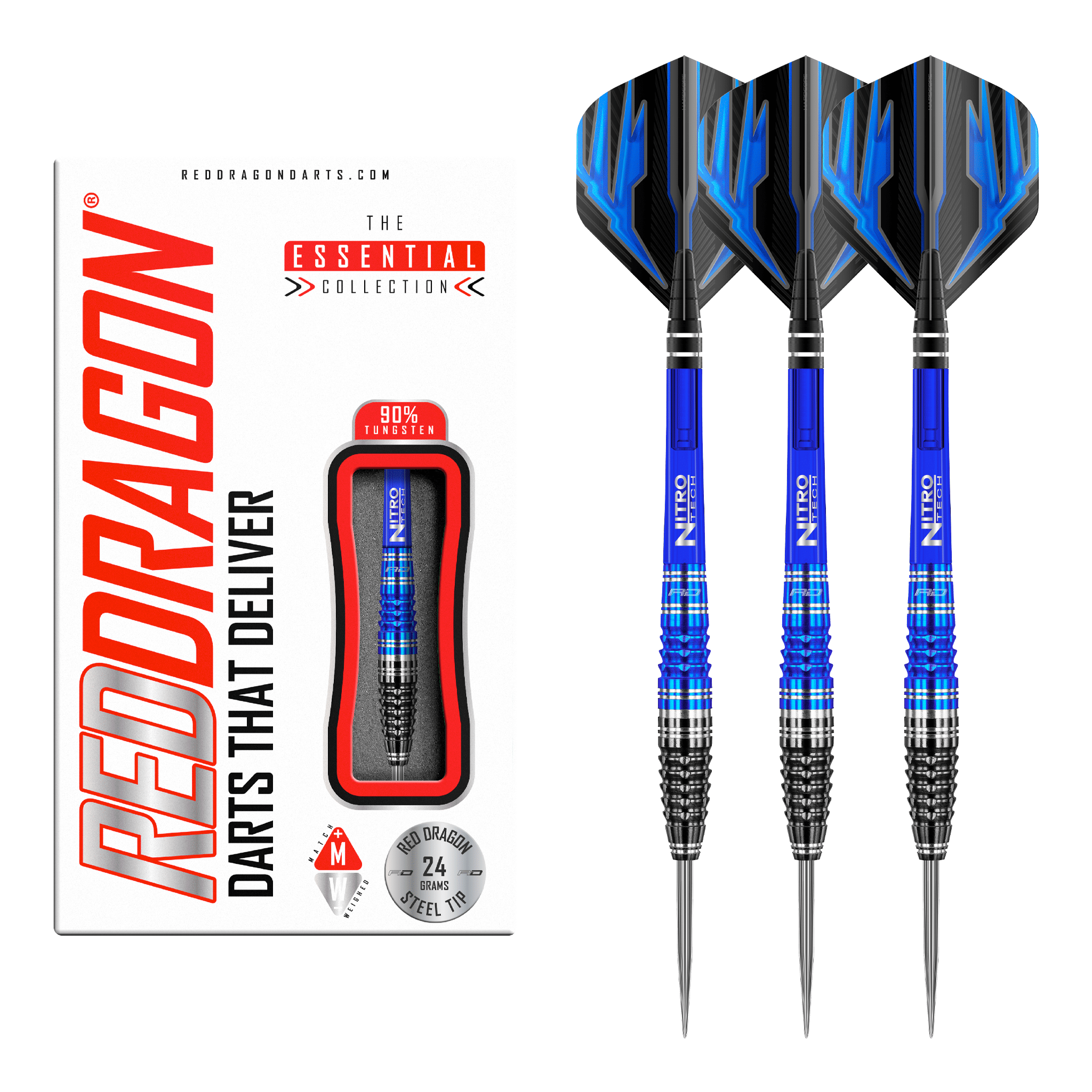 Delta 2 - 90% Tungsten Steel Tip Darts