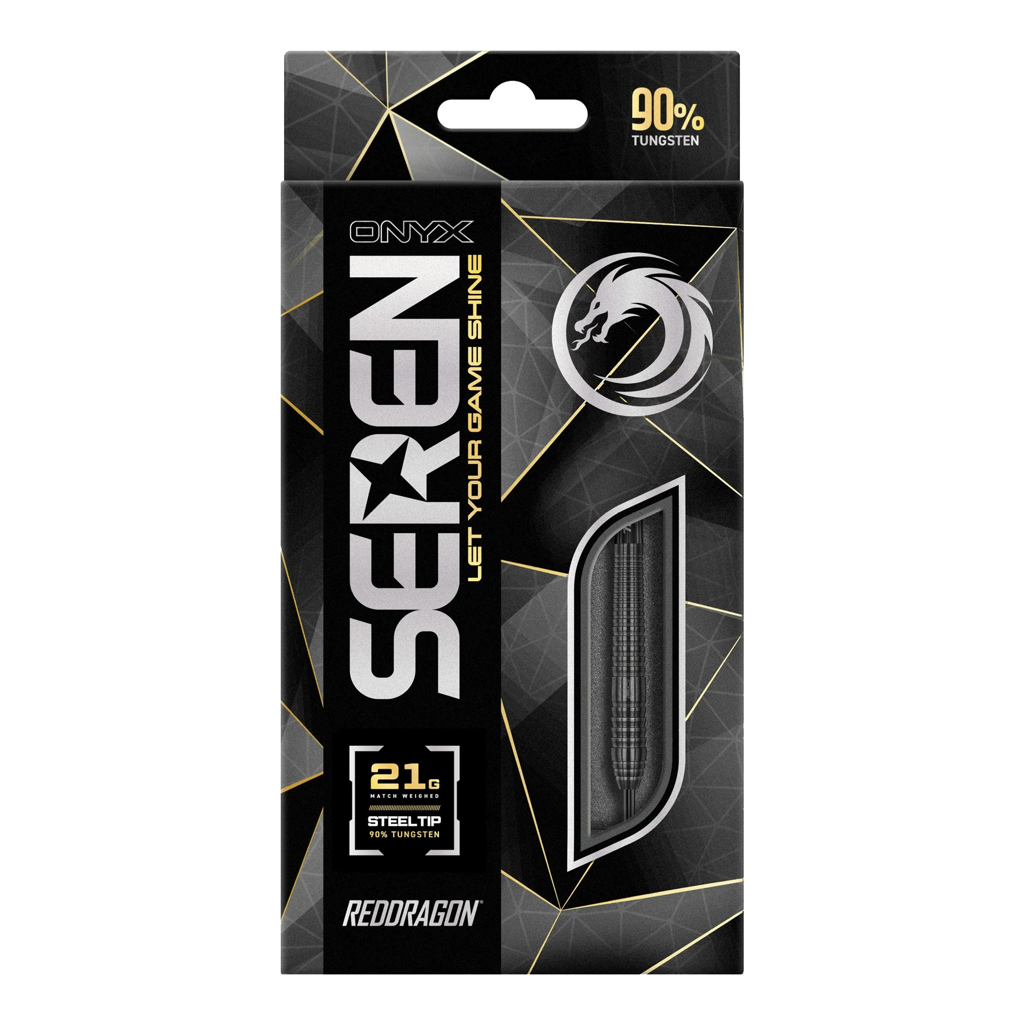 Seren 2 Onyx - 90% Tungsten Steel Tip Darts