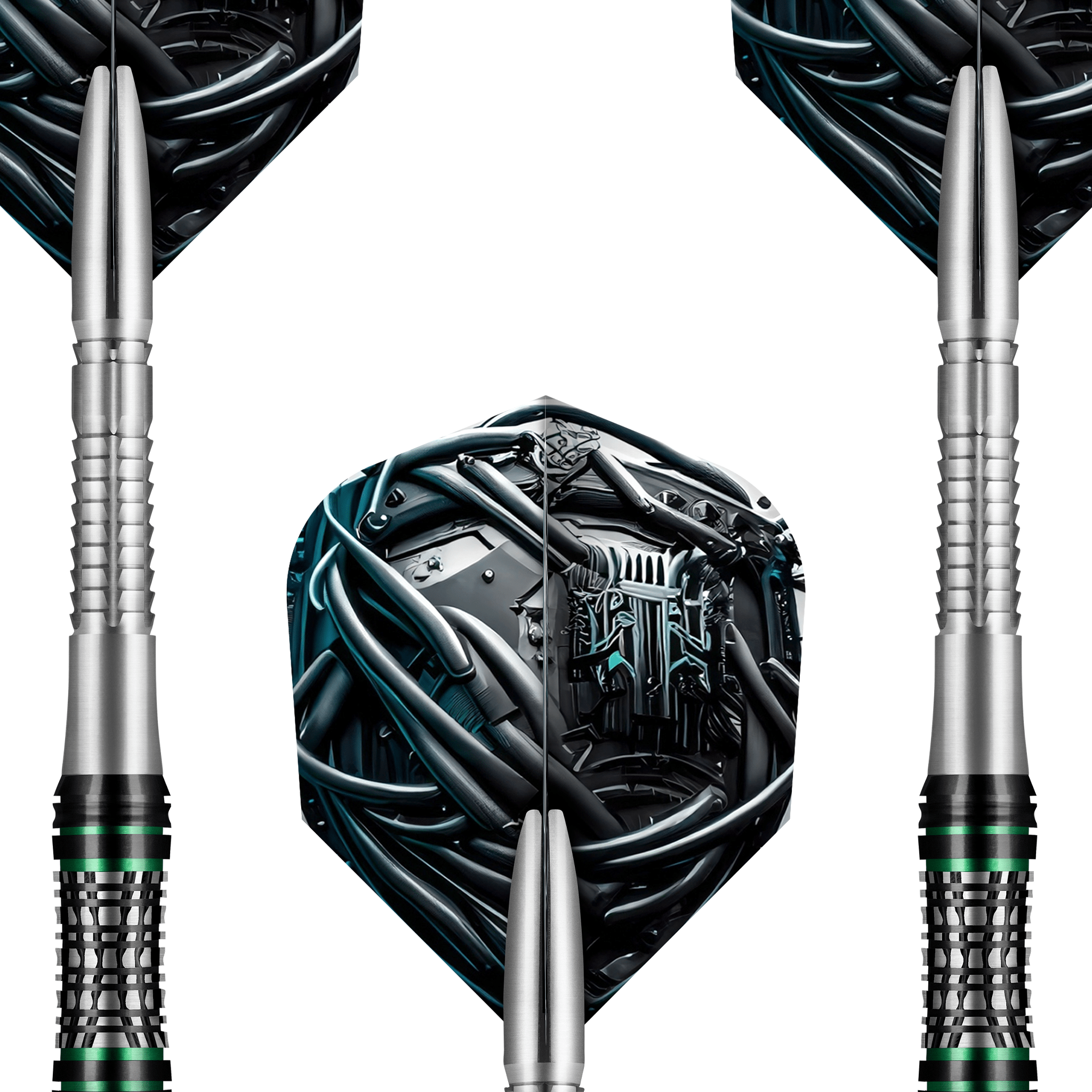 AI Cyberpunk - 90% Tungsten Steel Tip Darts