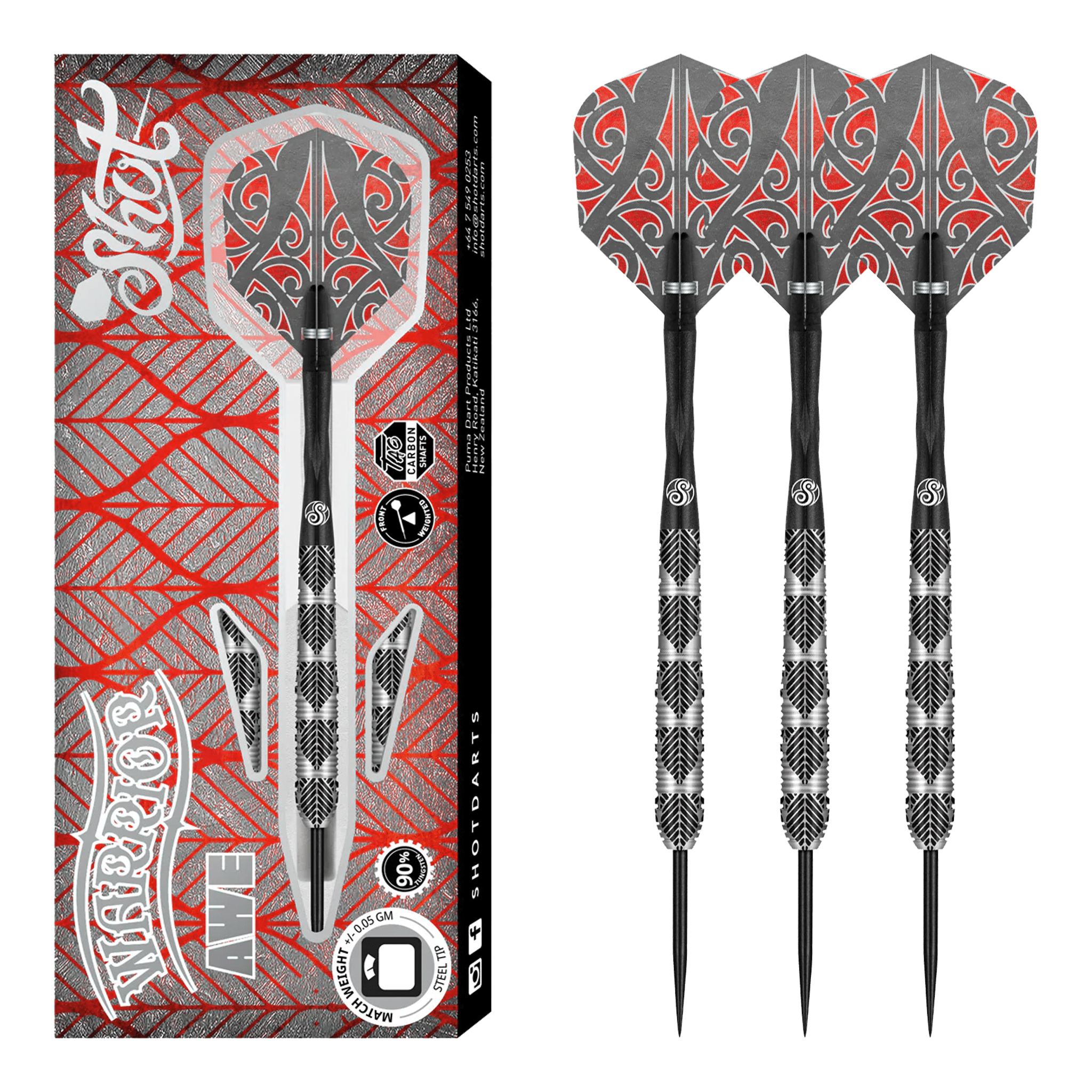 Warrior Awe - 90% Tungsten Steel Tip Darts
