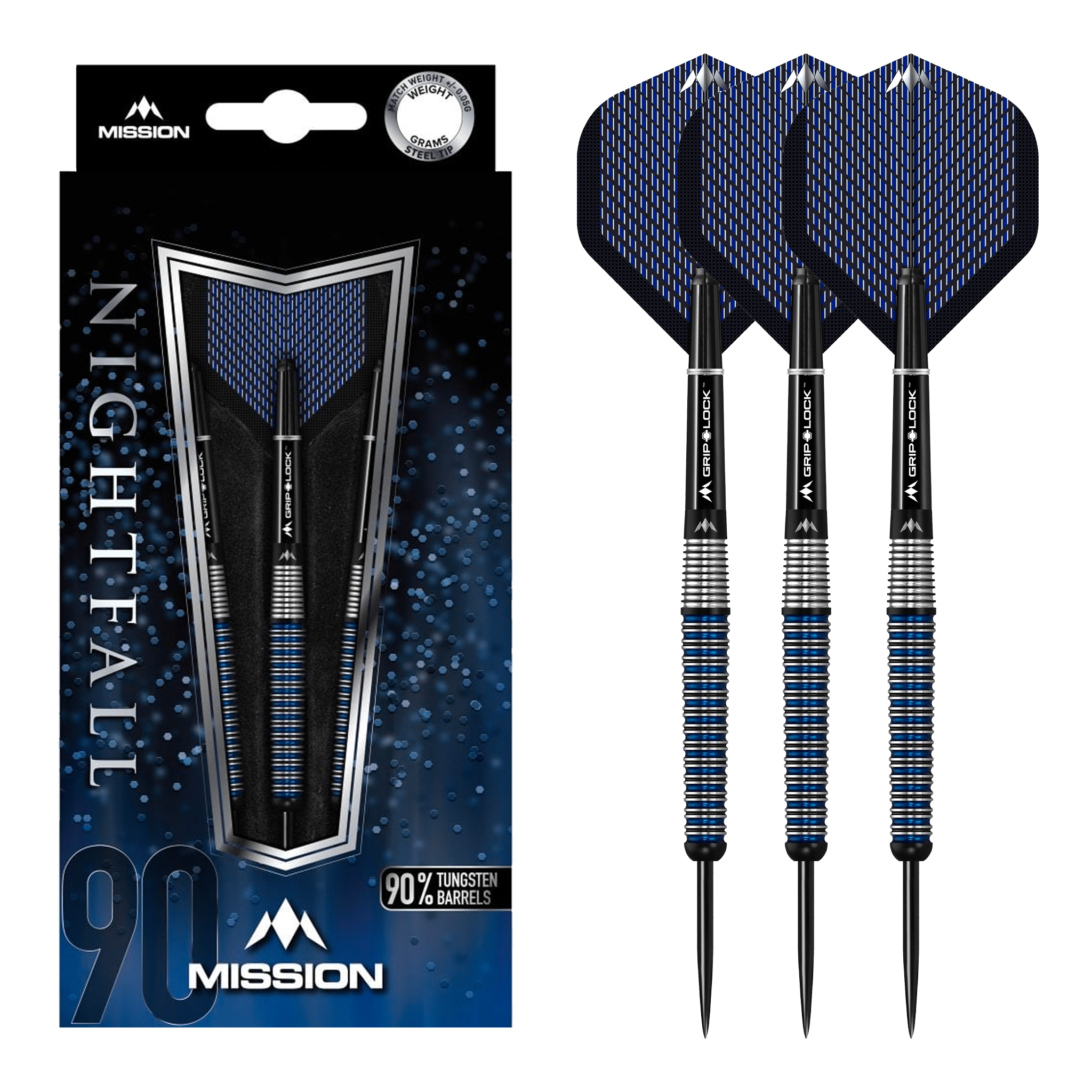 Nightfall M3 - 90% Tungsten Steel Tip Darts