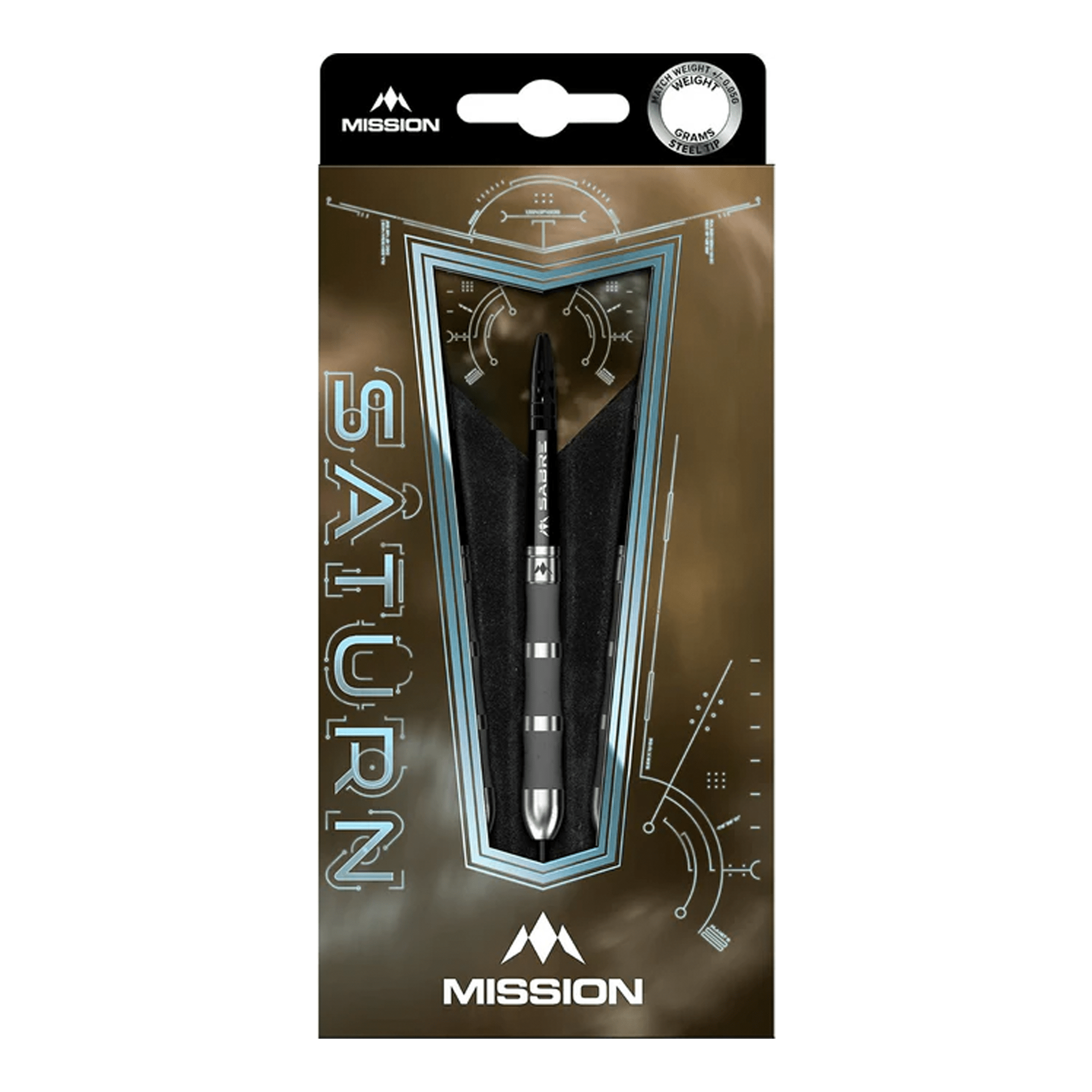 Saturn Fenrir - 90% Tungsten Steel Tip Darts
