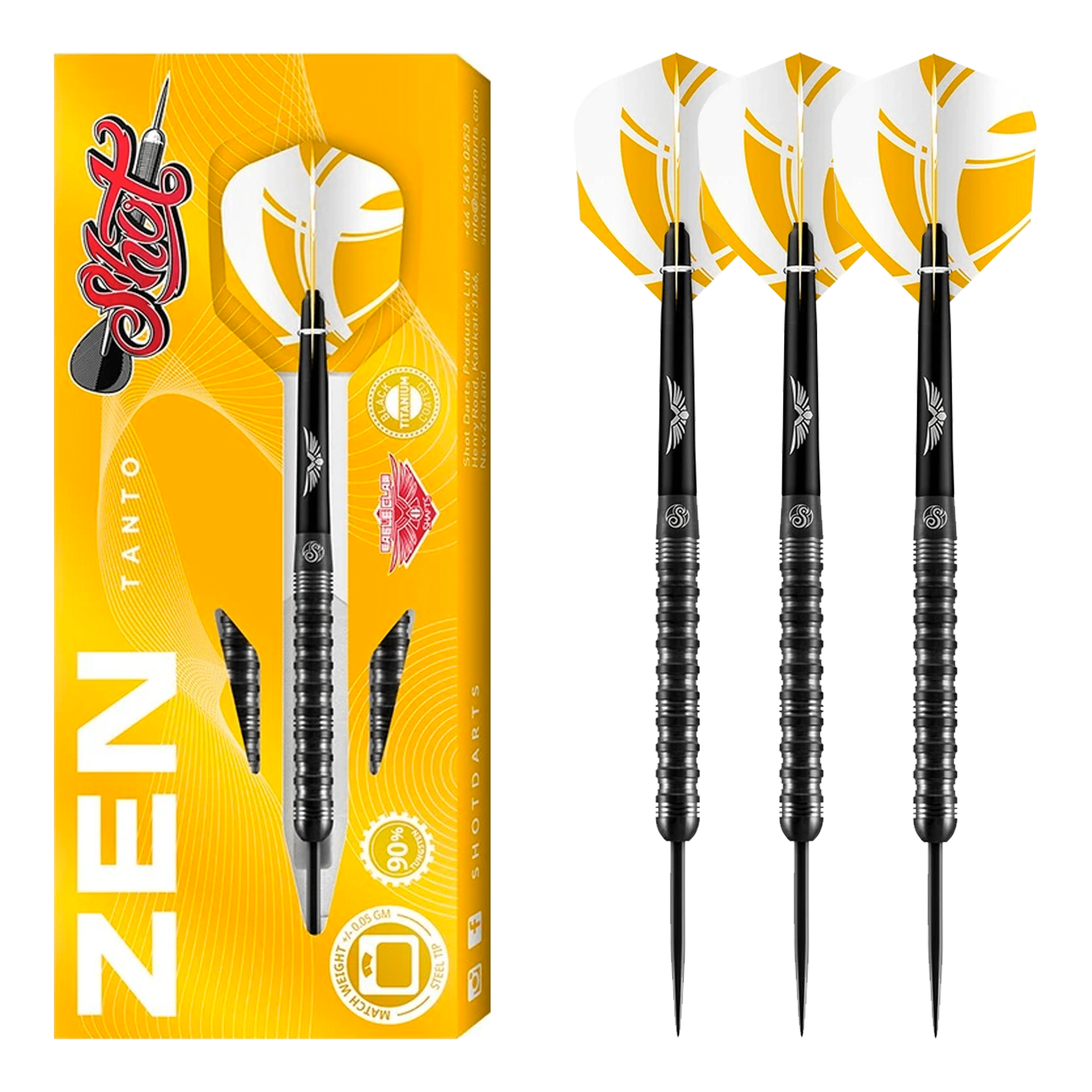 Zen Tanto - 90% Tungsten Steel Tip Darts