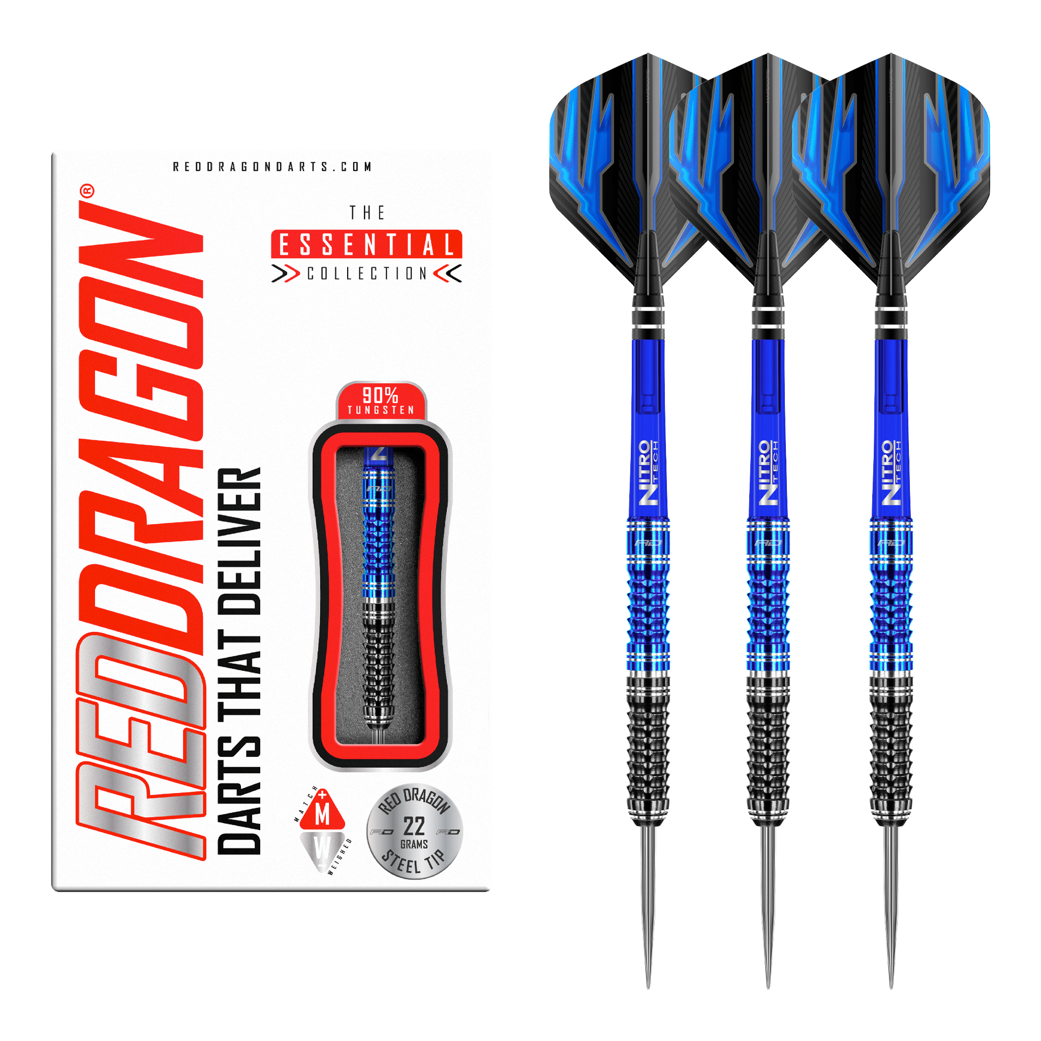 Delta 1 - 90% Tungsten Steel Tip Darts