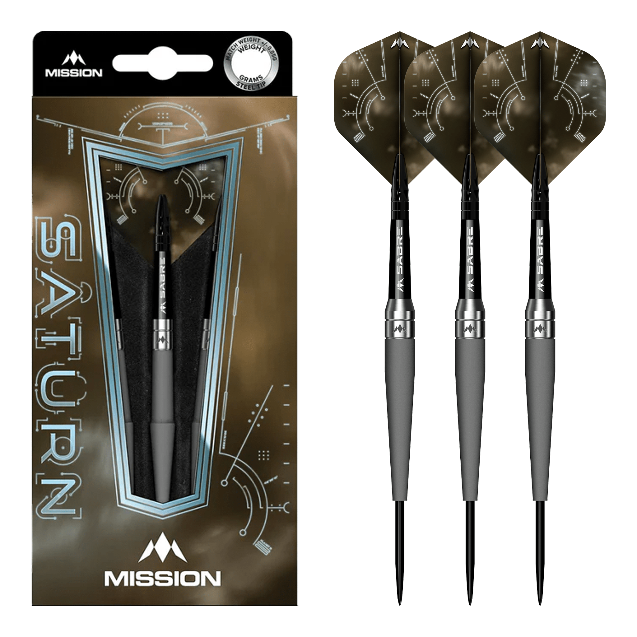 Saturn Titan - 90% Tungsten Steel Tip Darts