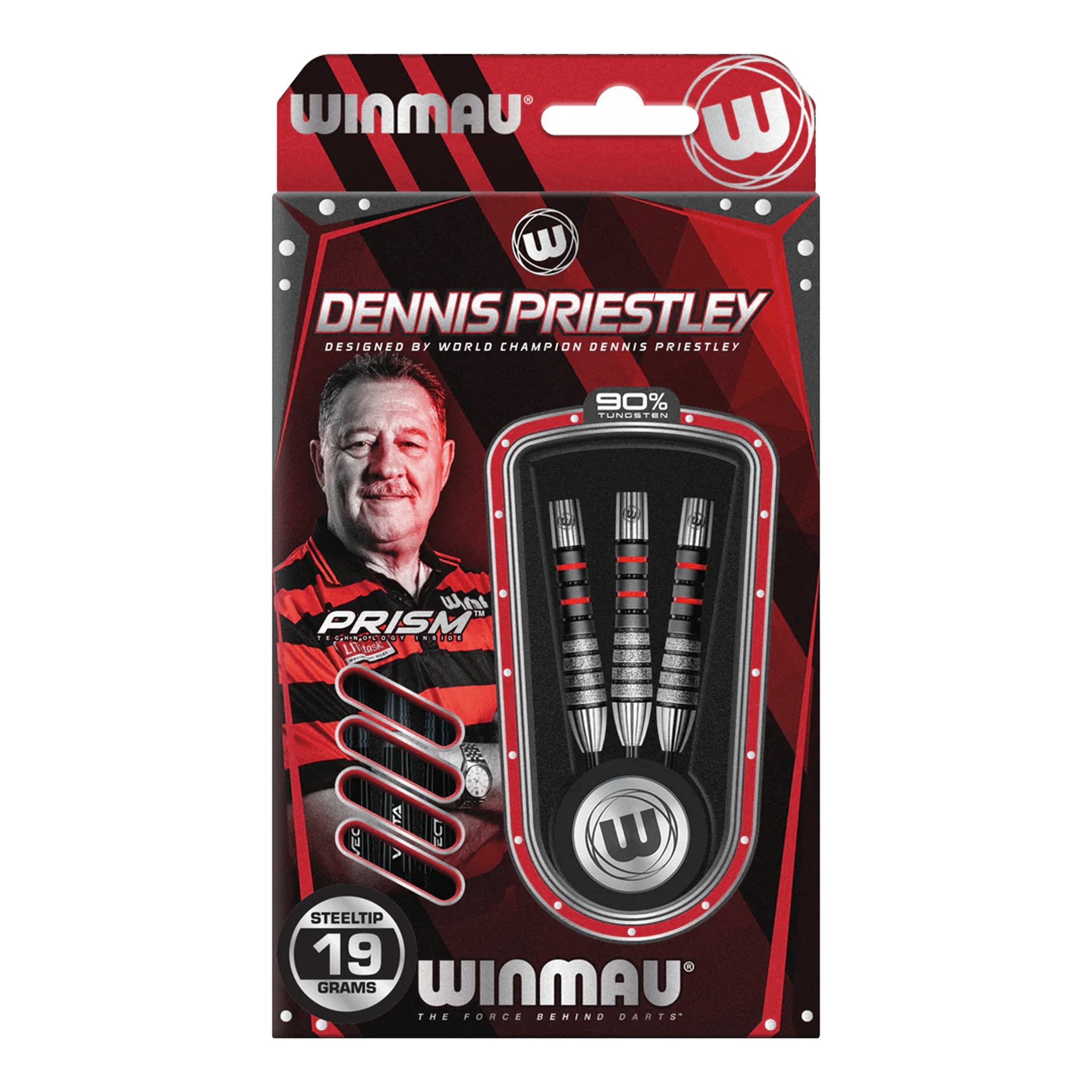 Dennis Priestley Diamond 3-Zero - 90% Tungsten Steel Tip Darts