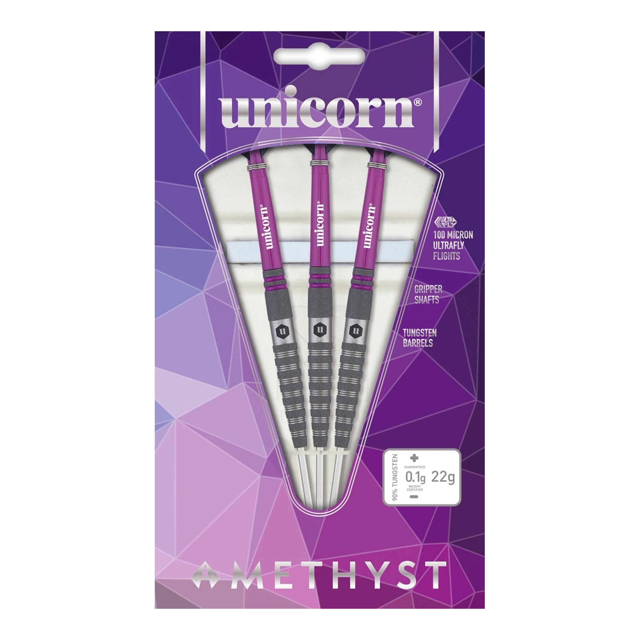 Amethyst 4 - 90% Tungsten Steel Tip Darts