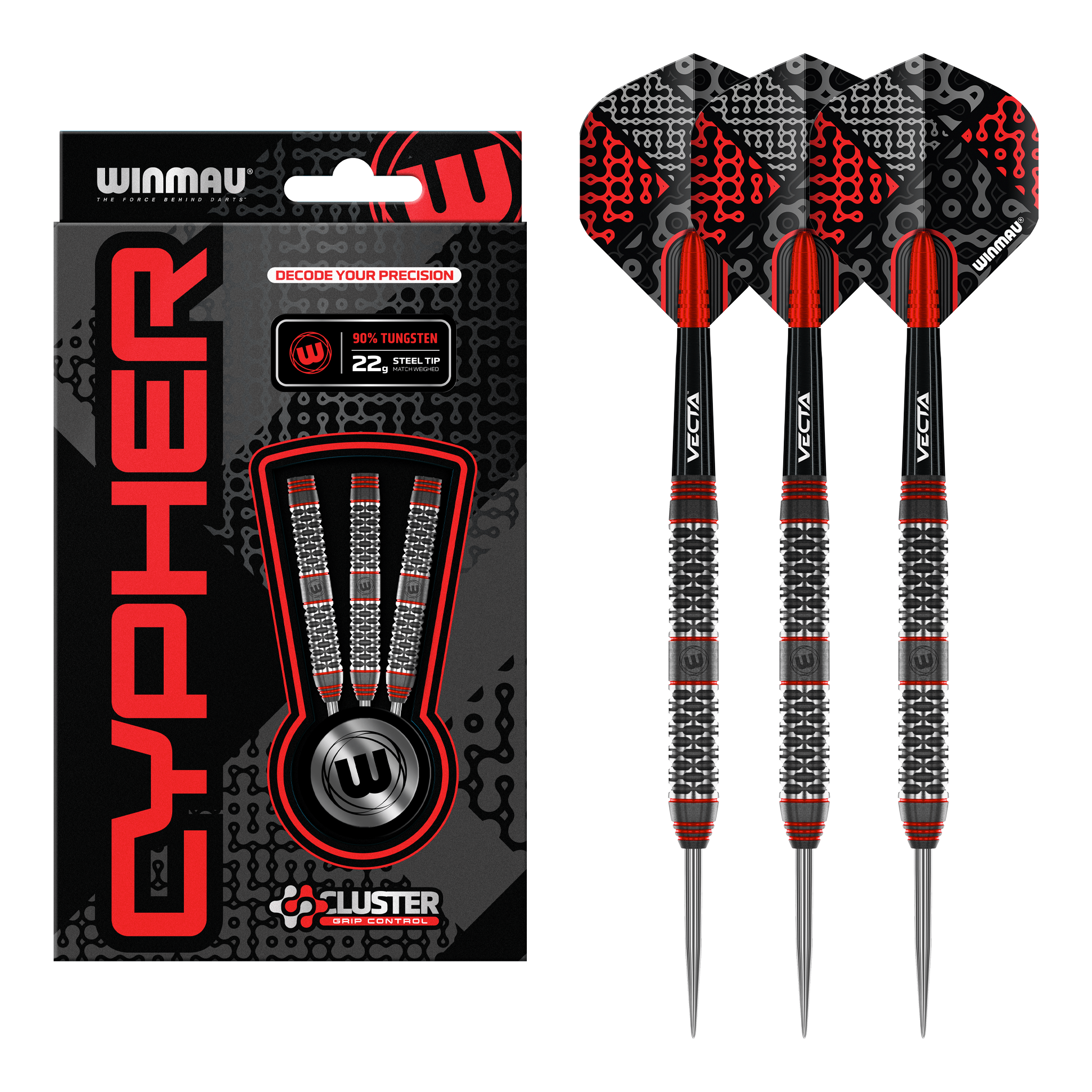 Cypher - 90% Tungsten Steel Tip Darts
