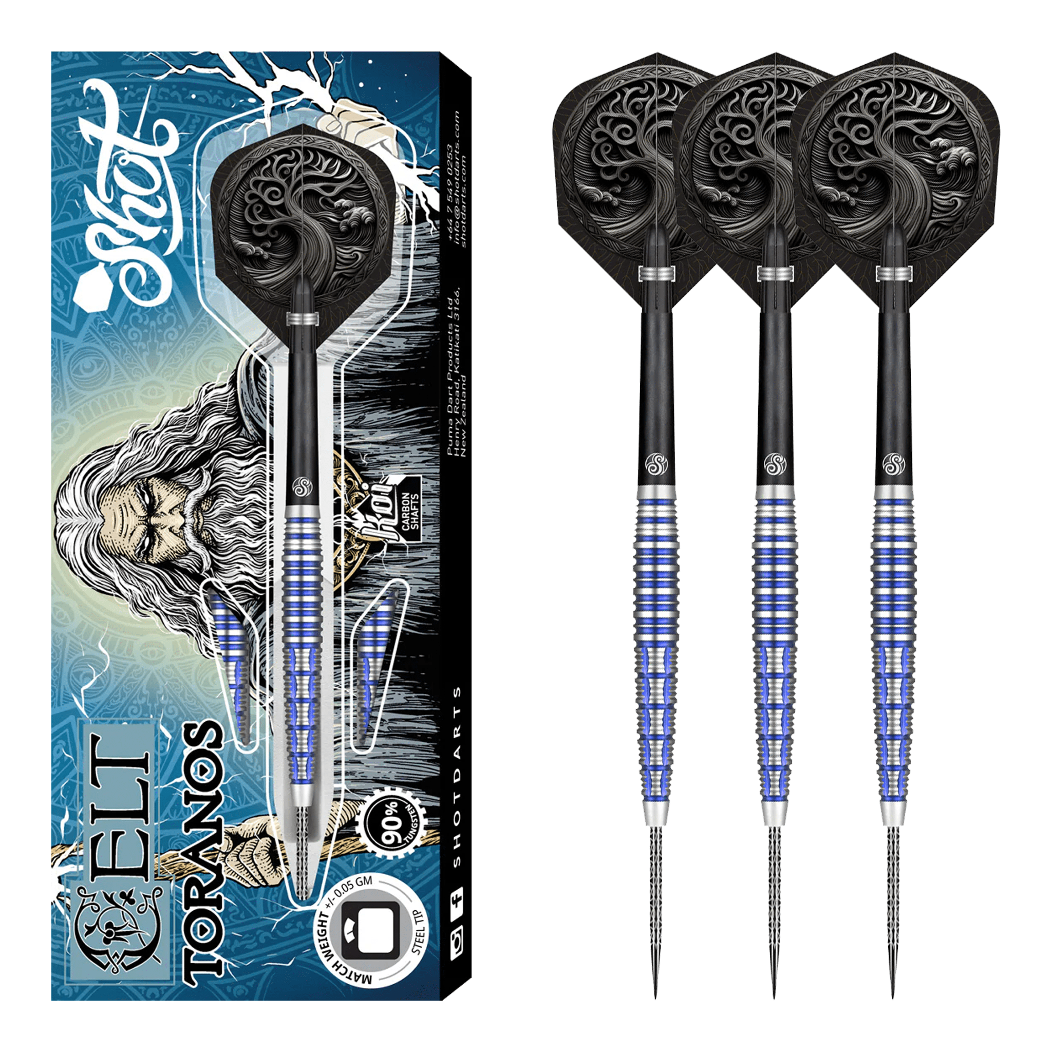 Celt Toranos - 90% Tungsten Steel Tip Darts