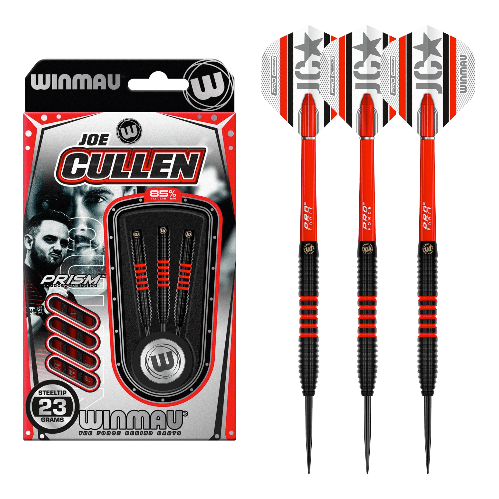 Joe Cullen Pro Series - 85% Tungsten Steel Tip Darts