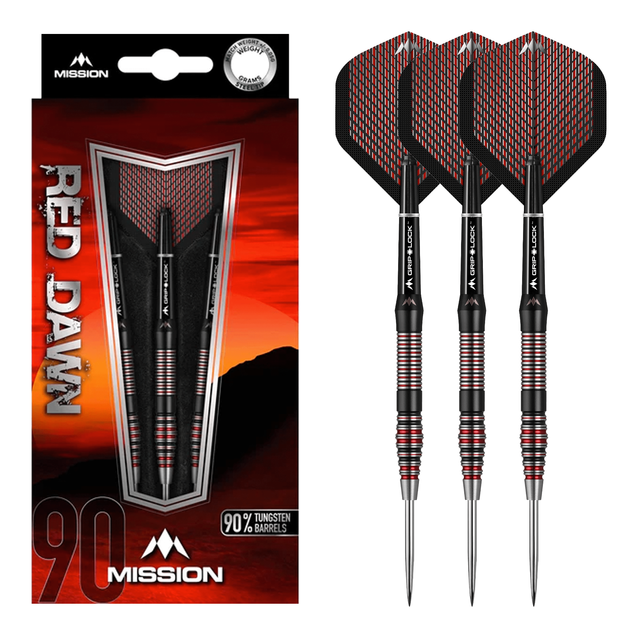 Red Dawn M4 - 90% Tungsten Steel Tip Darts