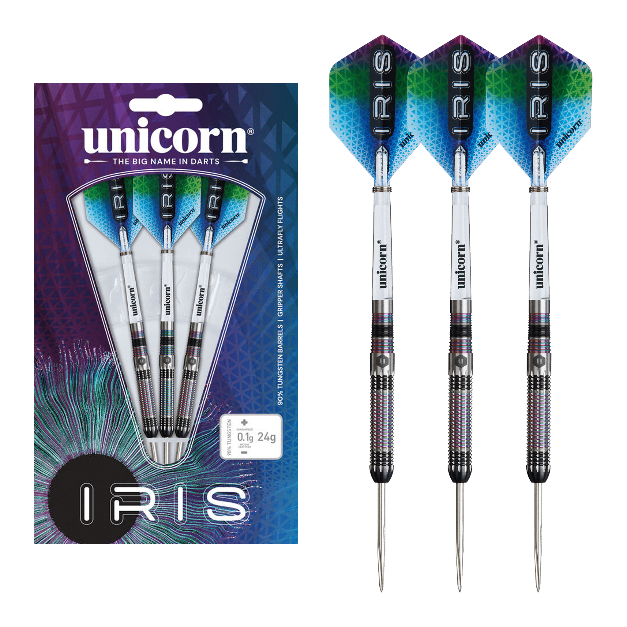 Iris - 90% Tungsten Steel Tip Darts