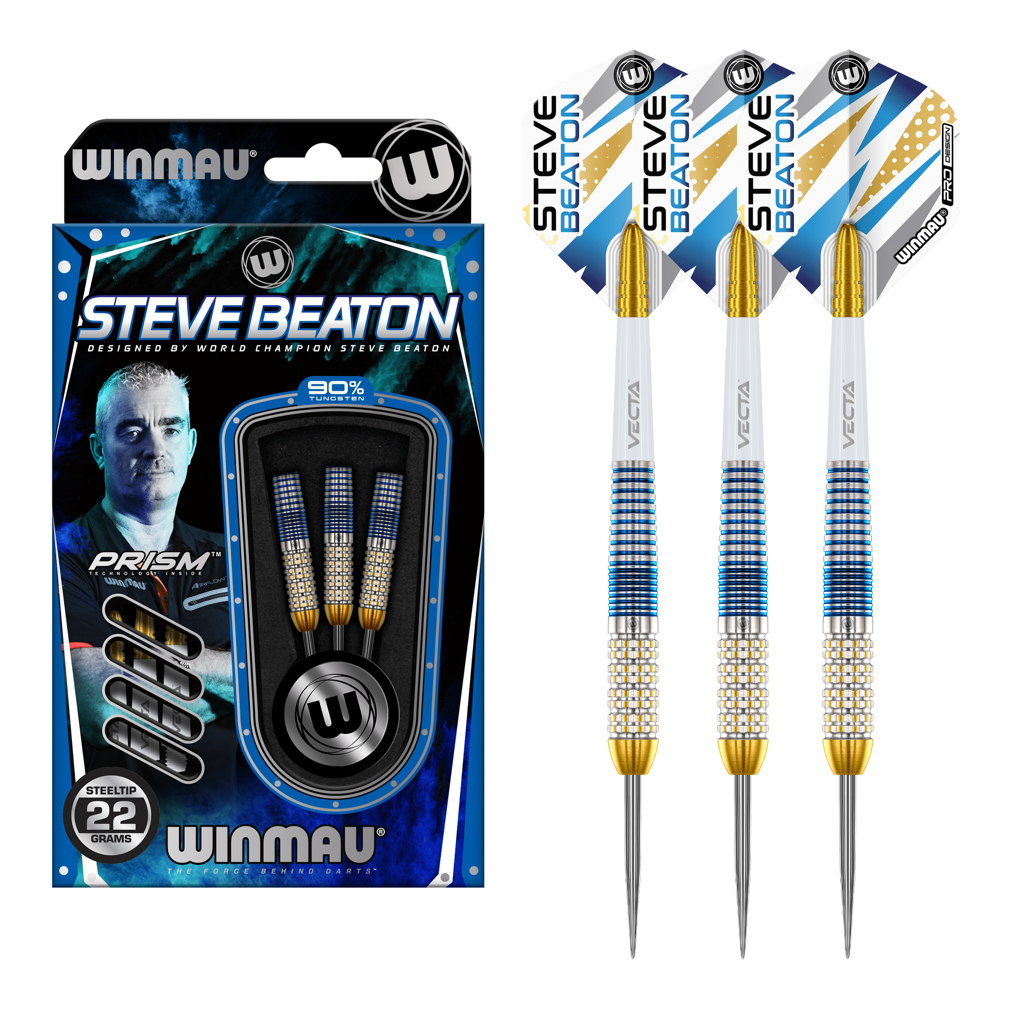 Steve Beaton Legacy - 90% Tungsten Steel Tip Darts