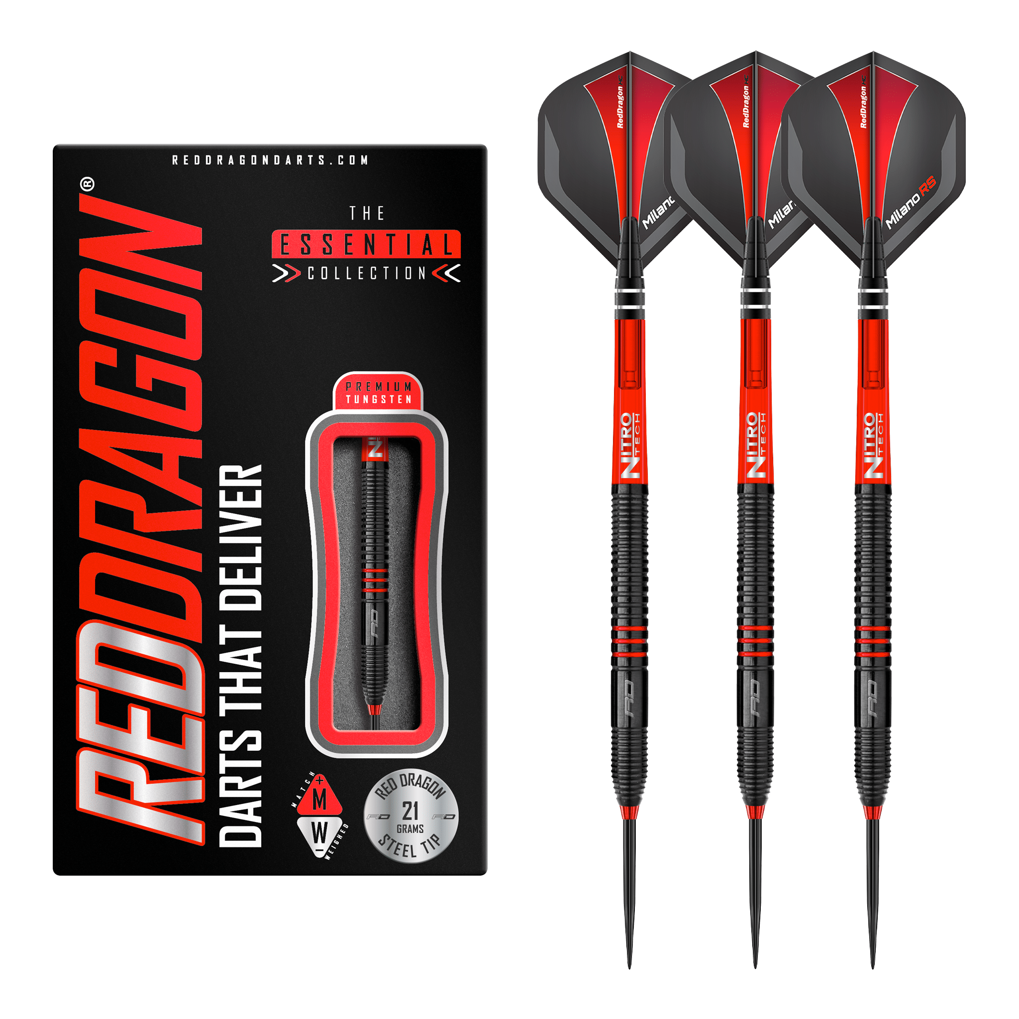Milano RS 1 - 90% Tungsten Steel Tip Darts