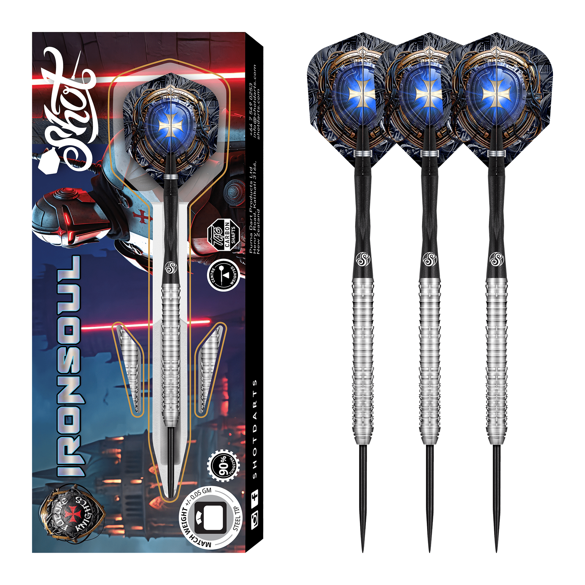 Future Knights Ironsoul - 90% Tungsten Steel Tip Darts