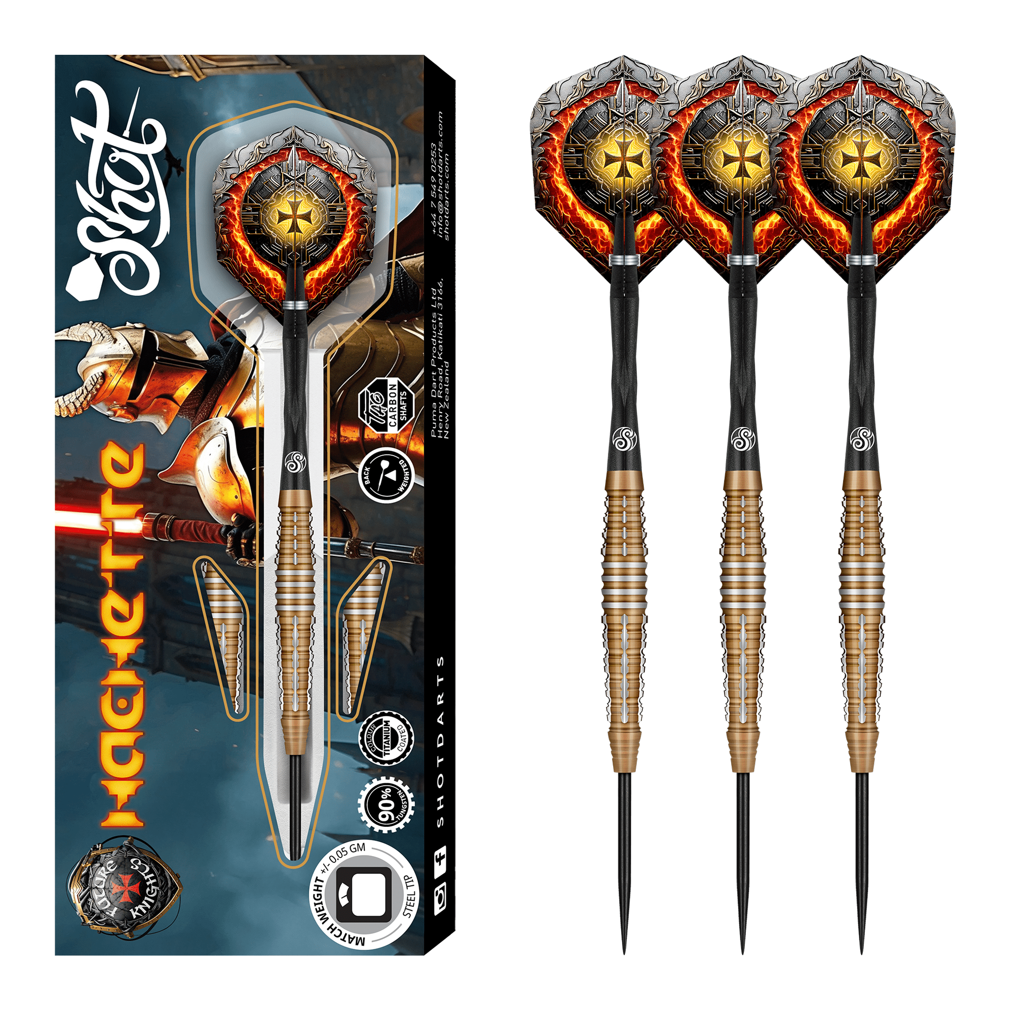 Future Knights Hachette - 90% Tungsten Steel Tip Darts