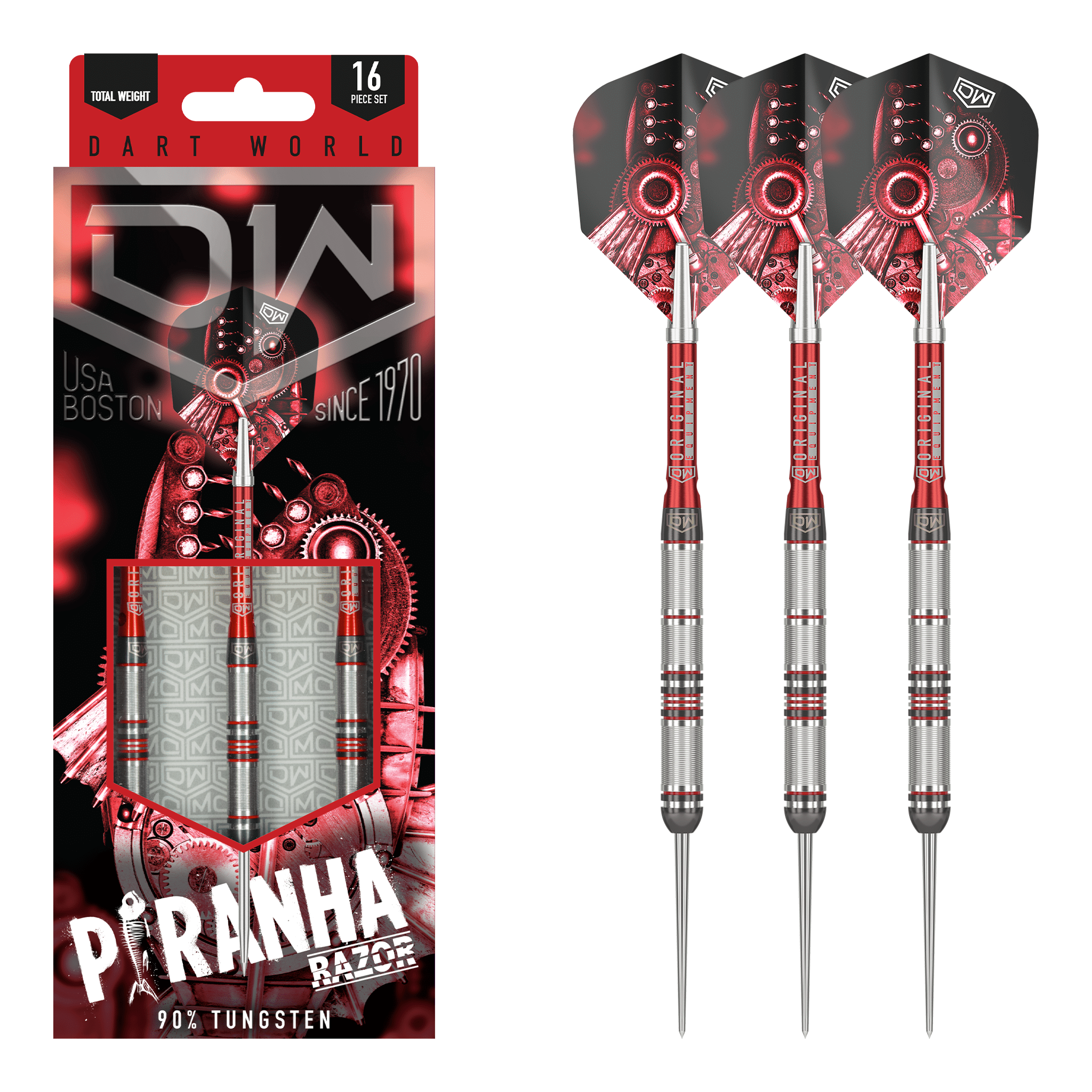Piranha Razor 01 - 90% Tungsten Steel Tip Darts
