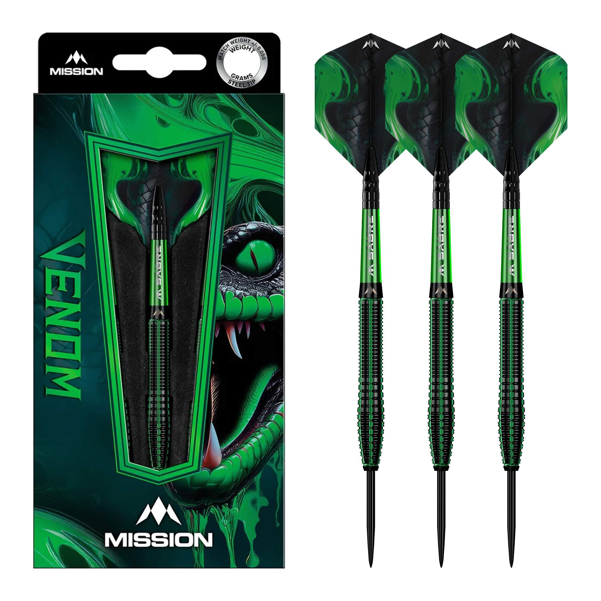Venom - 90% Tungsten Steel Tip Darts