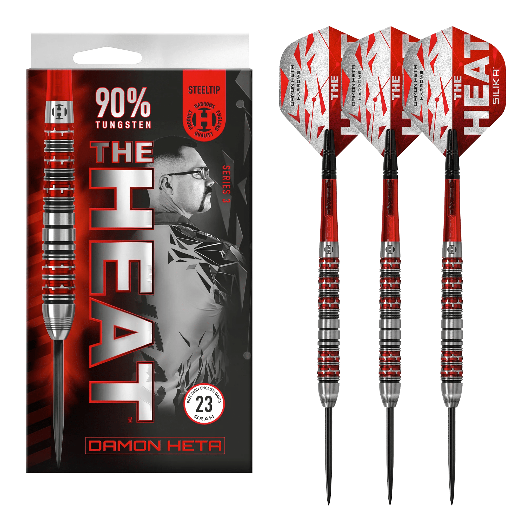 Damon Heta Series 3 - 90% Tungsten Steel Tip Darts