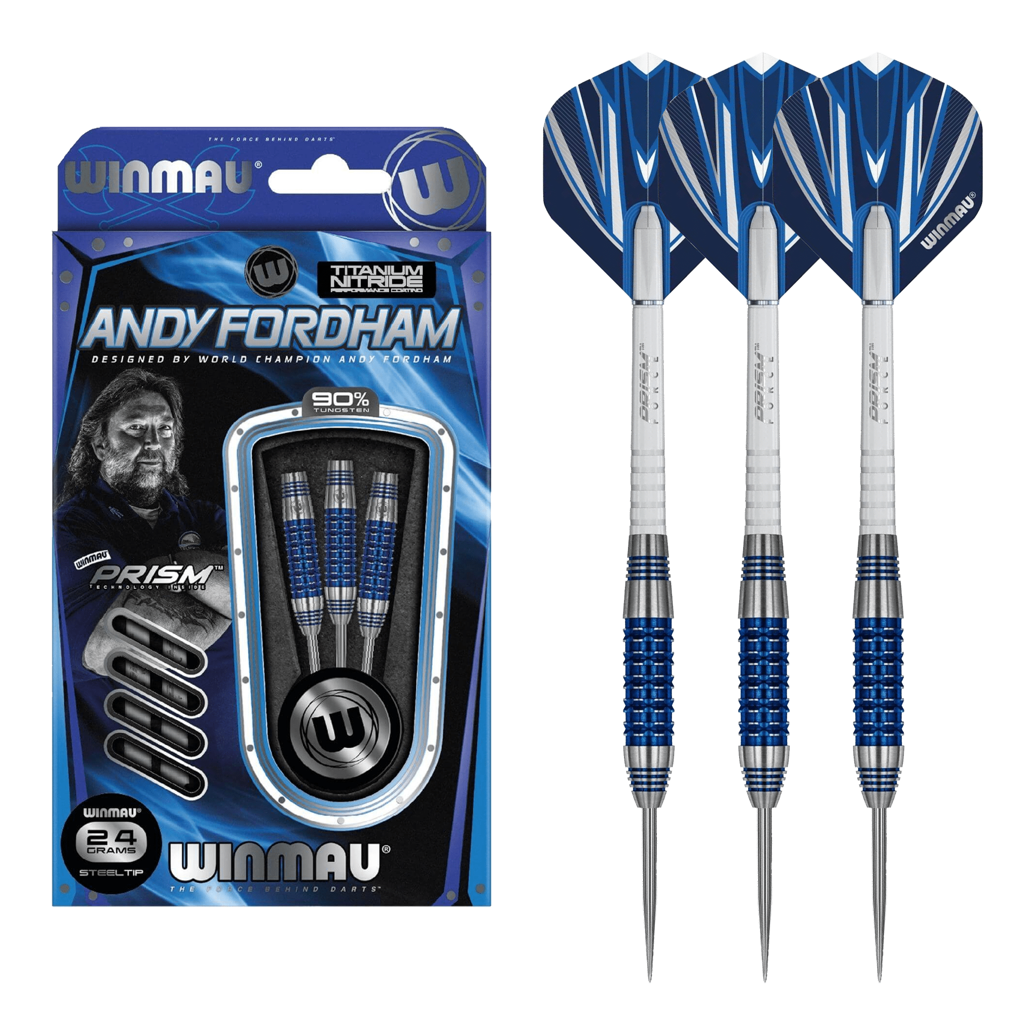 Andy Fordham - 90% Tungsten Steel Tip Darts