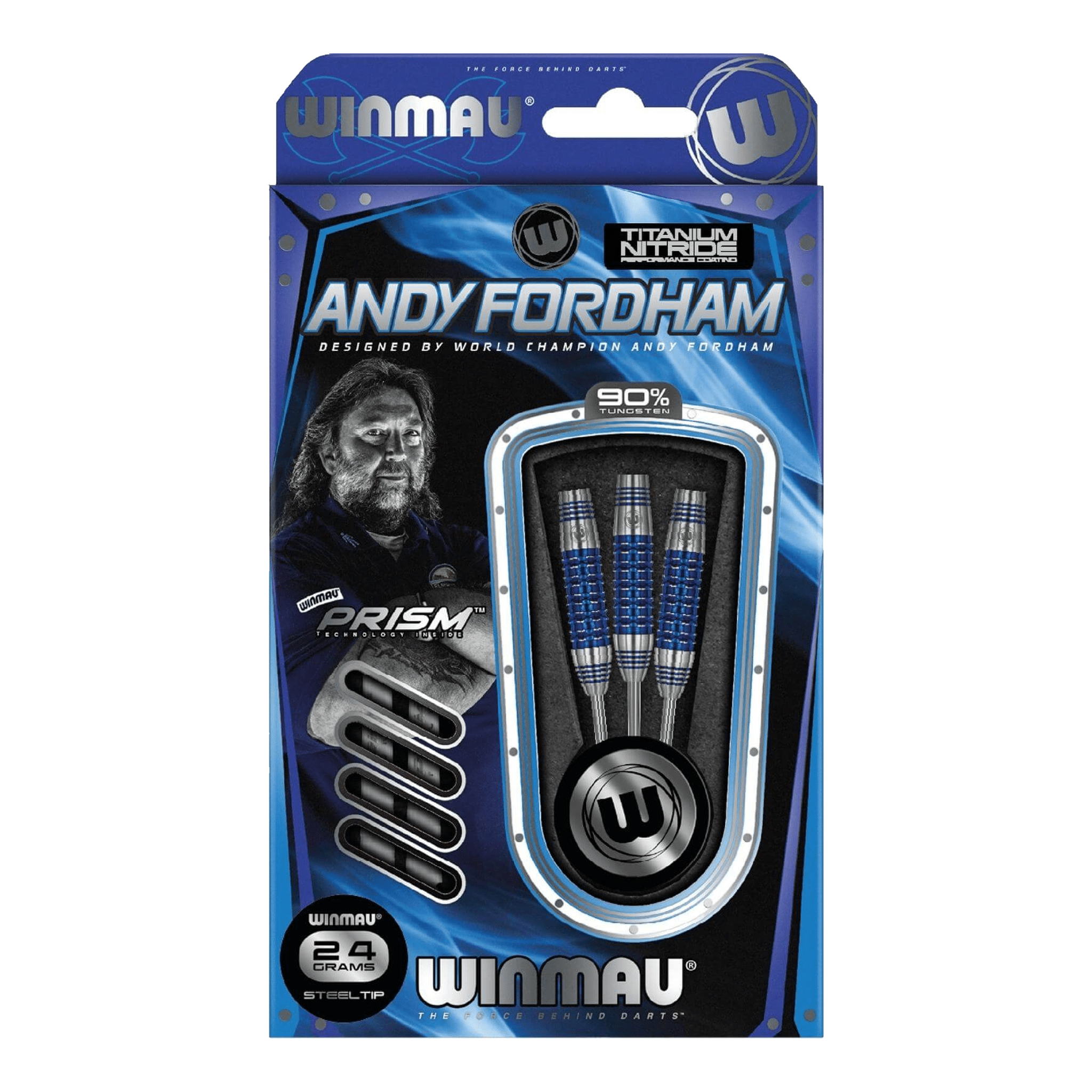 Andy Fordham - 90% Tungsten Steel Tip Darts