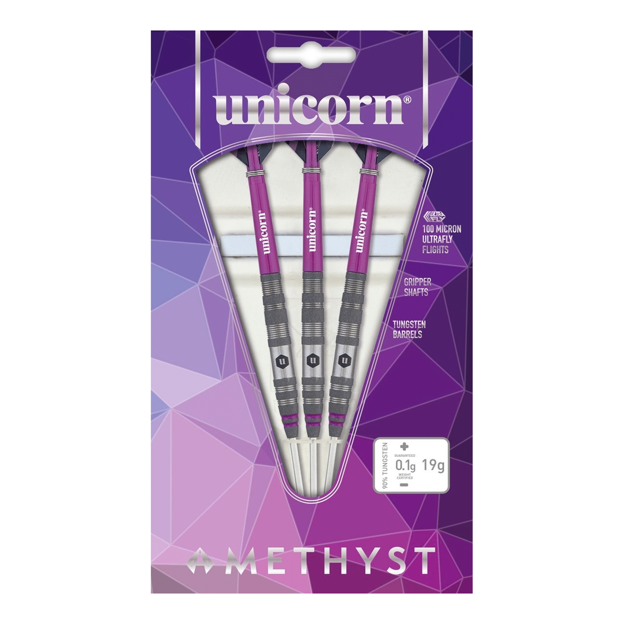 Amethyst 2 - 90% Tungsten Steel Tip Darts