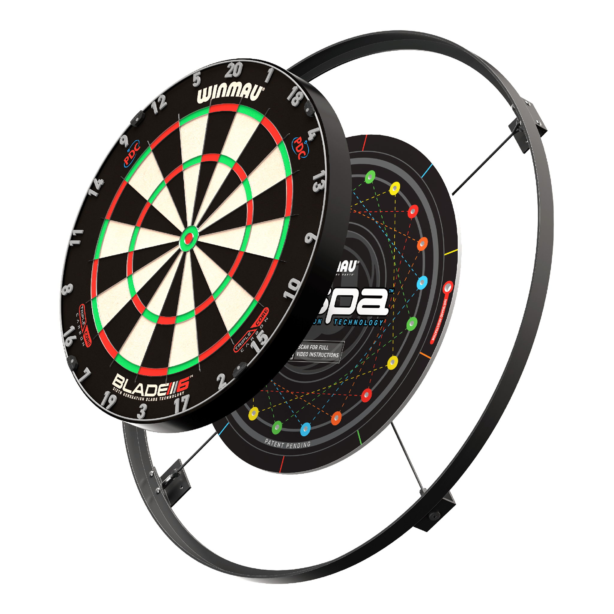 Wispa Sound Reduction System & Dartboard Light Bundle
