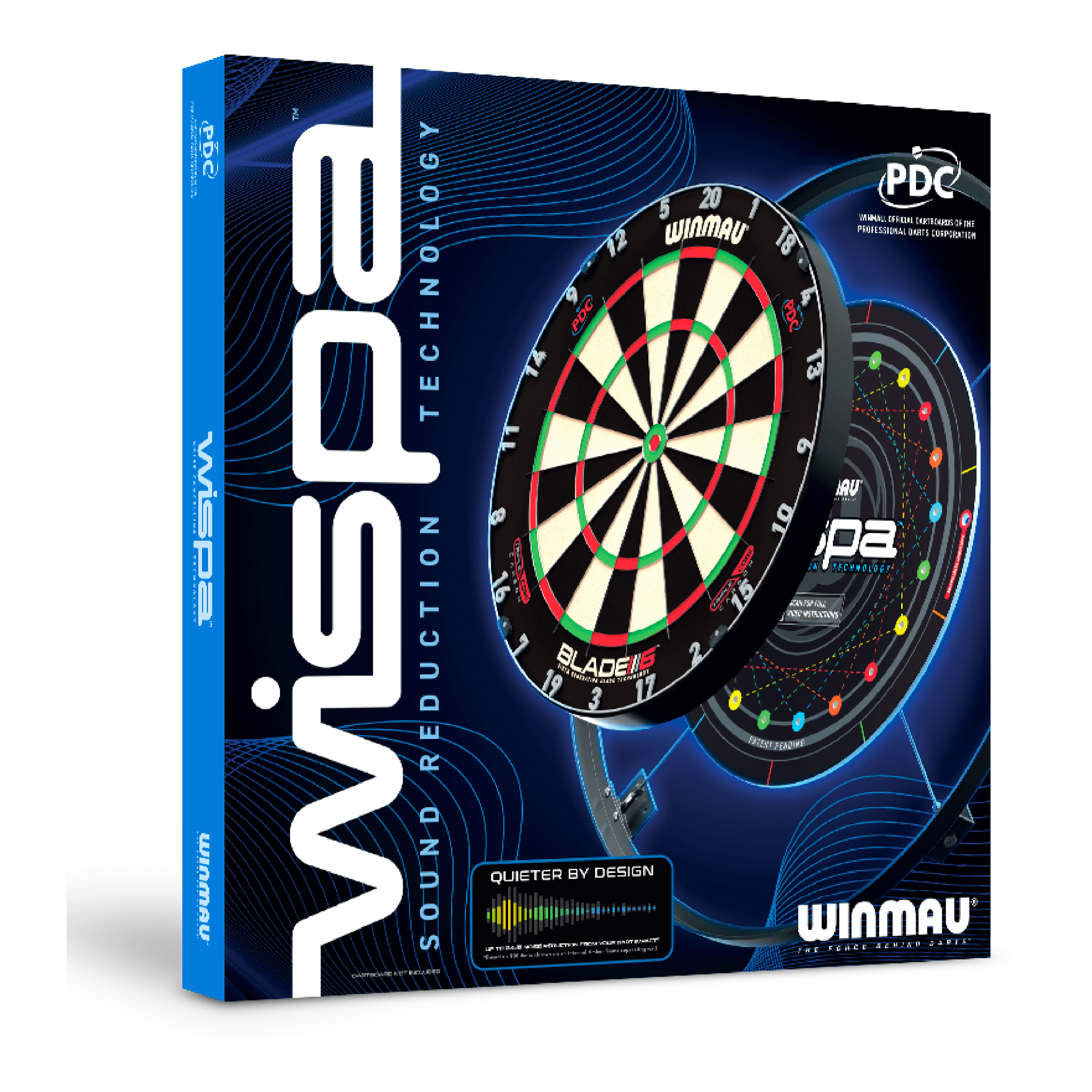 Wispa Sound Reduction System & Dartboard Light Bundle
