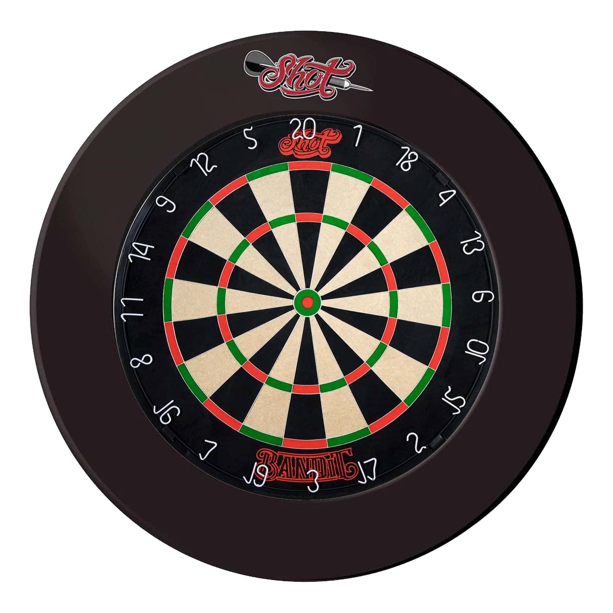 Bandit Dartboard & One Piece Surround Bundle