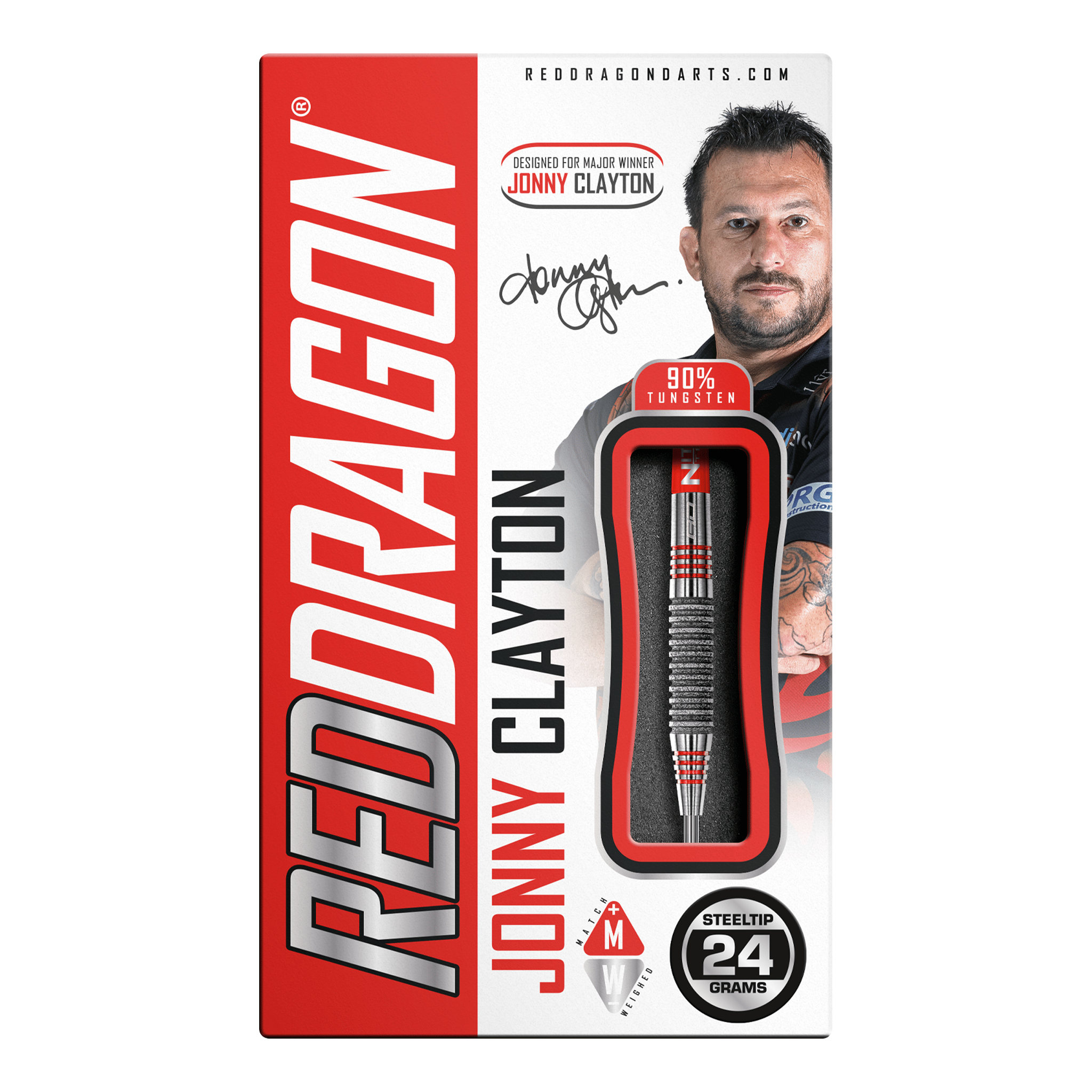 Jonny Clayton Element - 90% Tungsten Steel Tip Darts