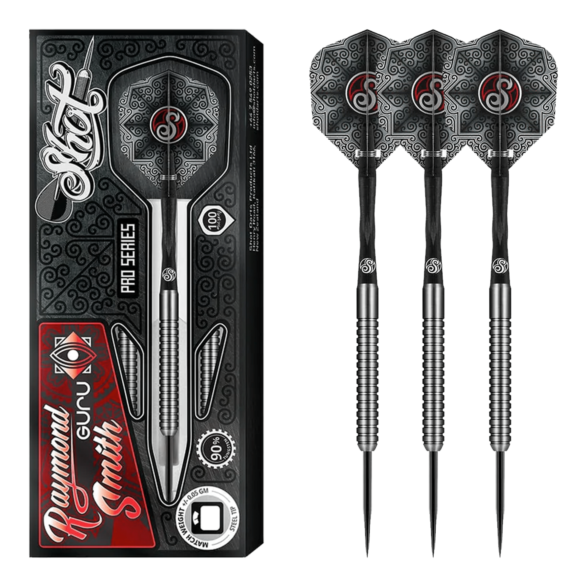 Raymond Smith Guru - 90% Tungsten Steel Tip Darts