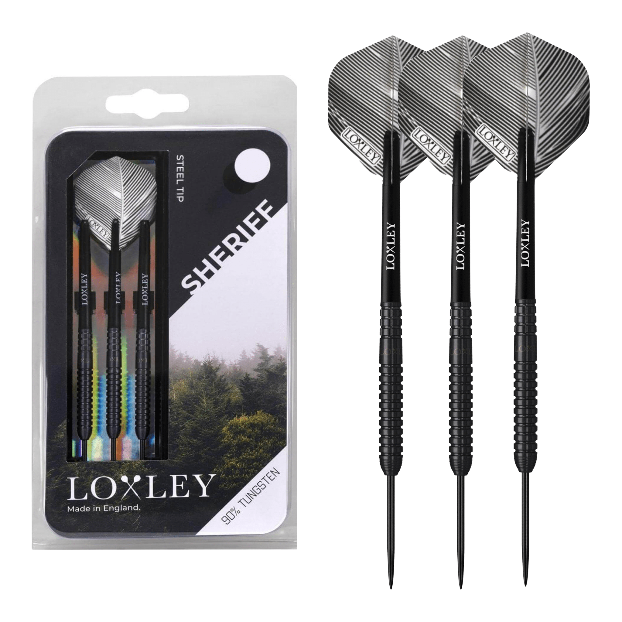 Sheriff - 90% Tungsten Steel Tip Darts