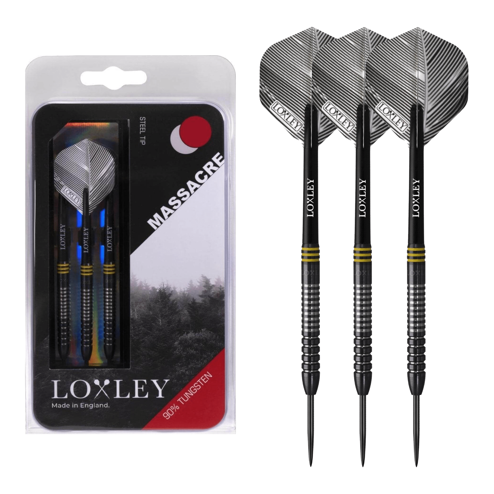 Massacre - 90% Tungsten Steel Tip Darts