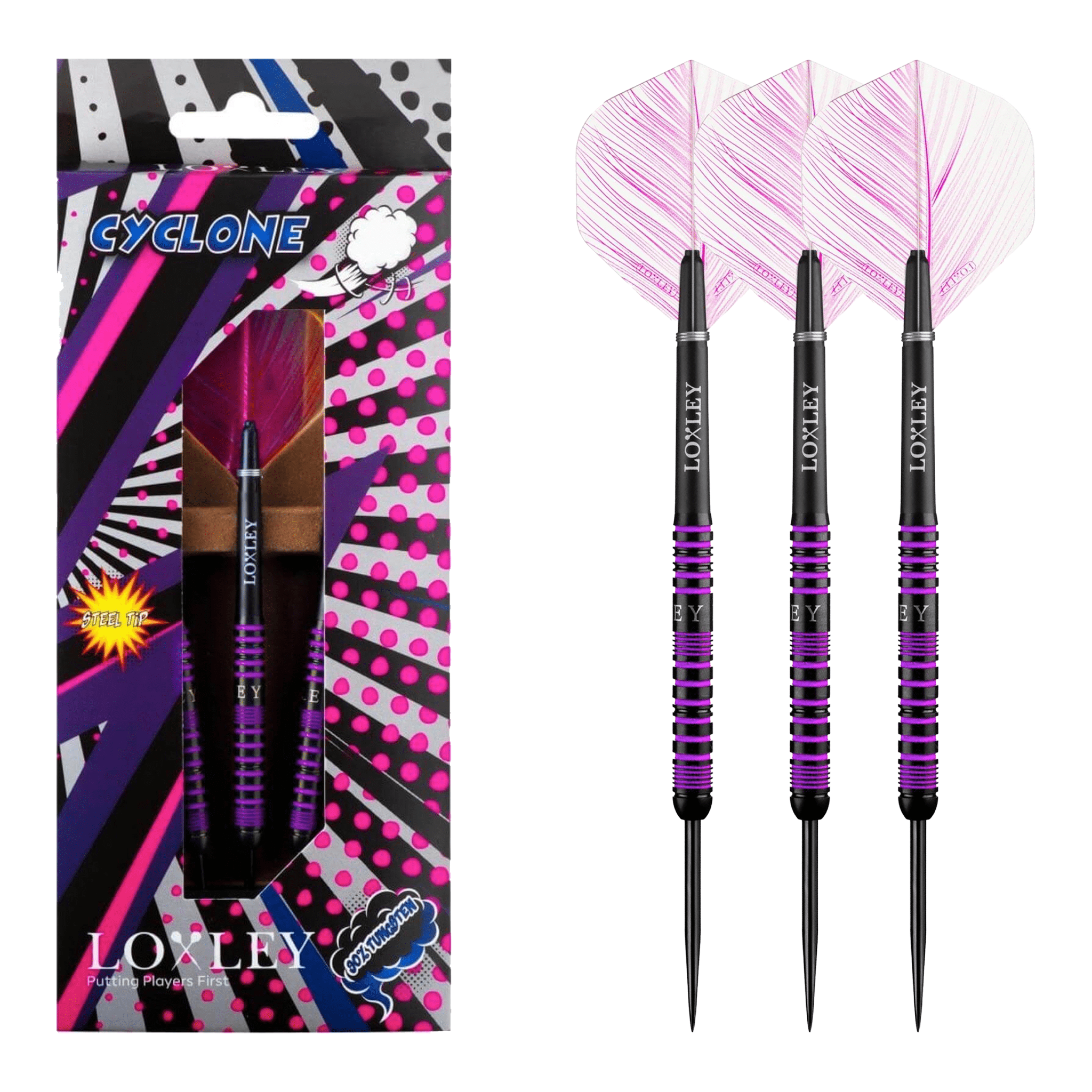 Cyclone - 90% Tungsten Steel Tip Darts