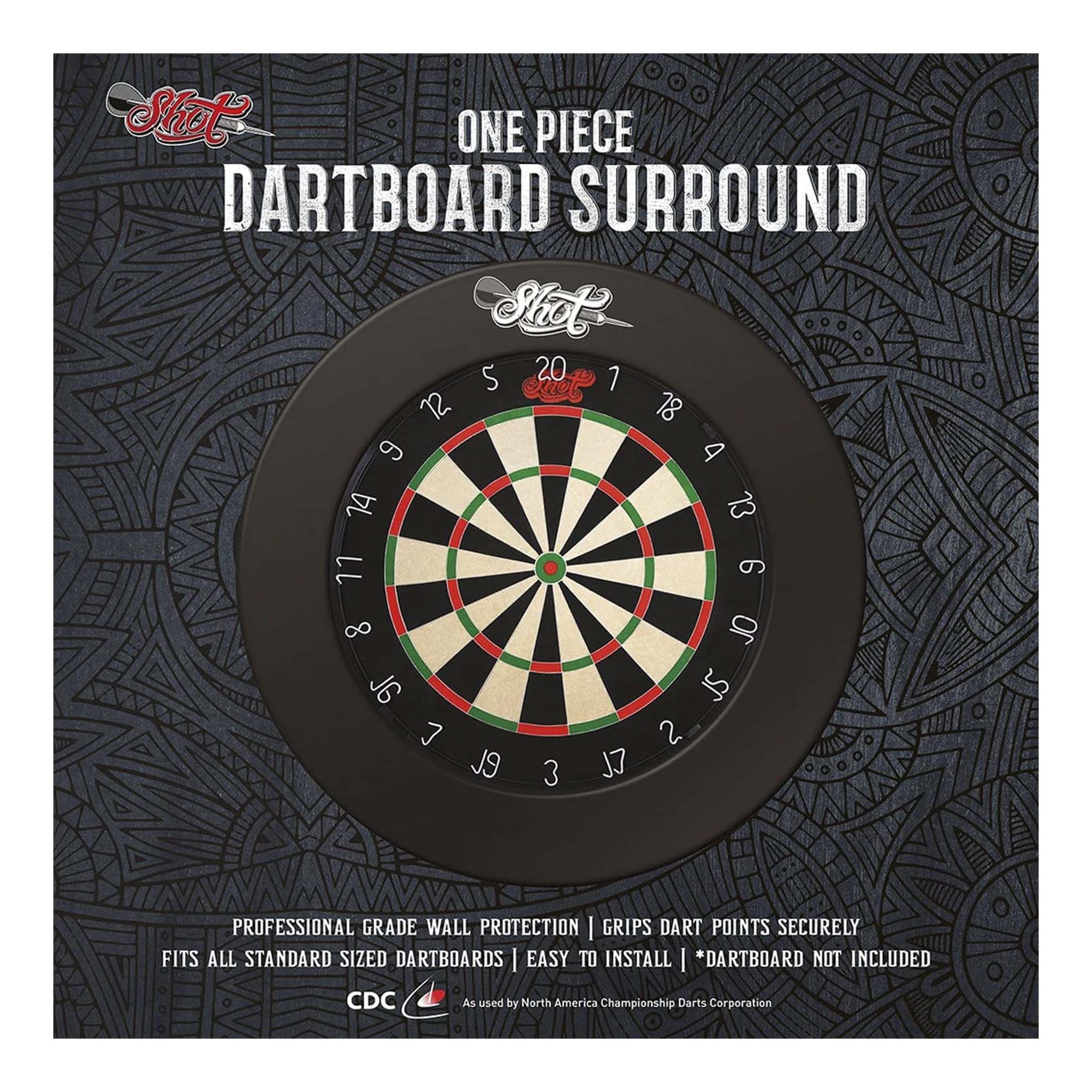 One Piece Dartboard Surround