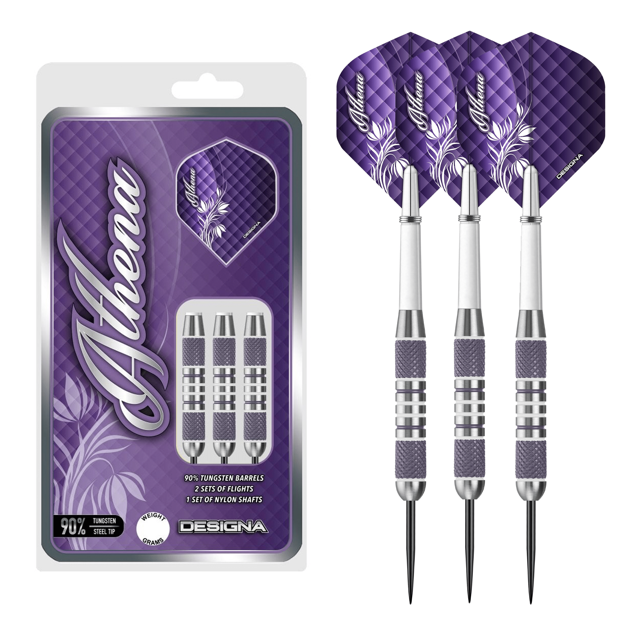 Athena V2 M3 - 90% Tungsten Steel Tip Darts