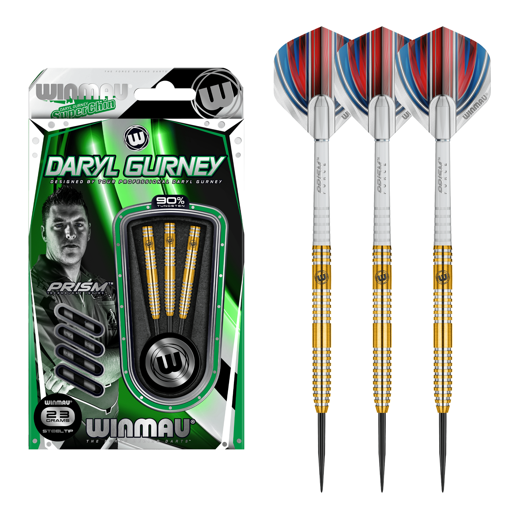 Daryl Gurney - 90% Tungsten Steel Tip Darts
