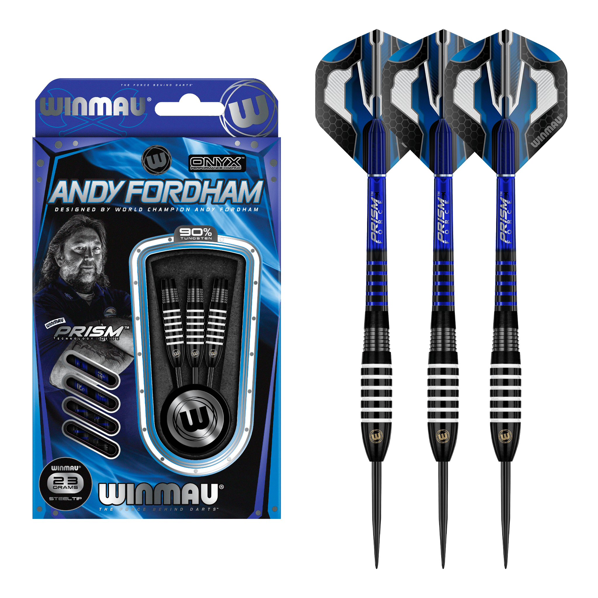 Andy Fordham - 90% Tungsten Steel Tip Darts