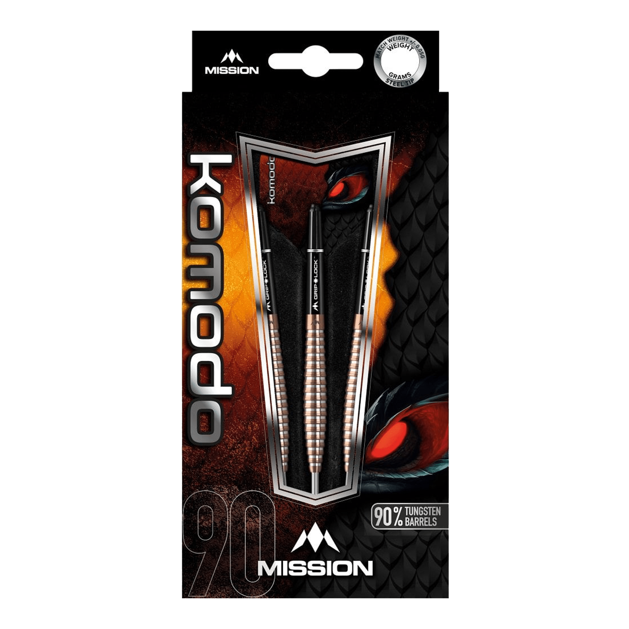 Komodo RX M4 - 90% Tungsten Steel Tip Darts