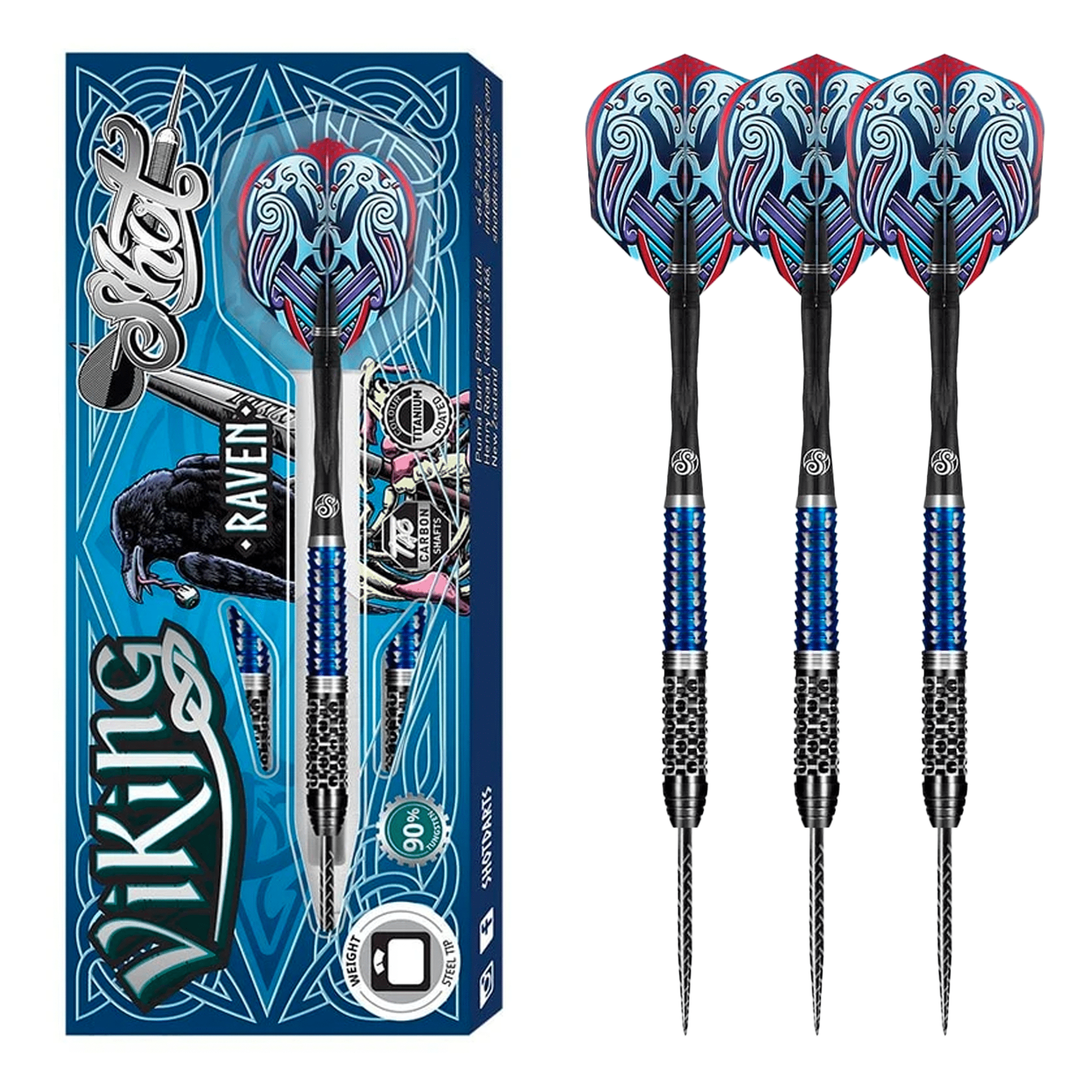 Viking Raven - 90% Tungsten Steel Tip Darts