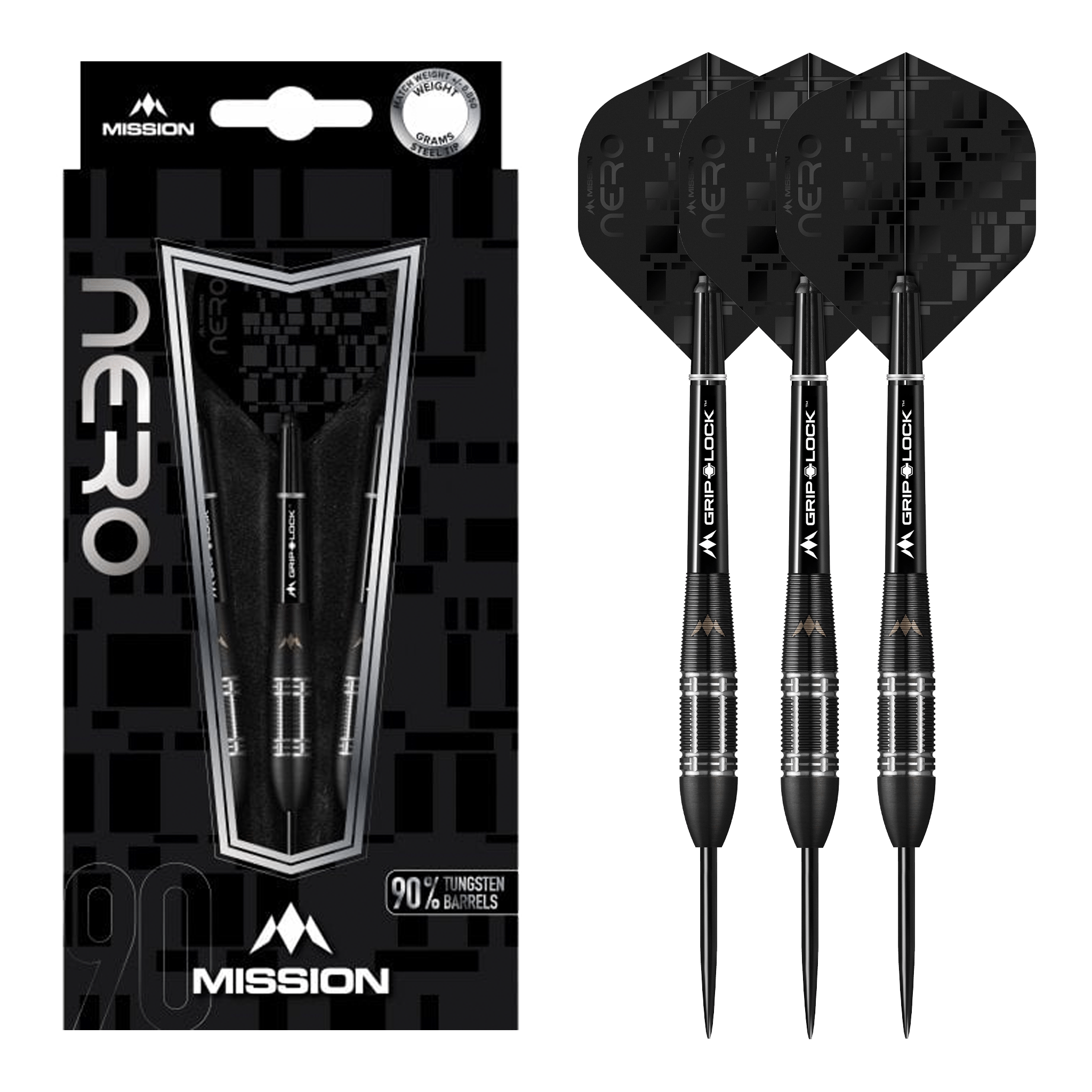 Nero M3 - 90% Tungsten Steel Tip Darts