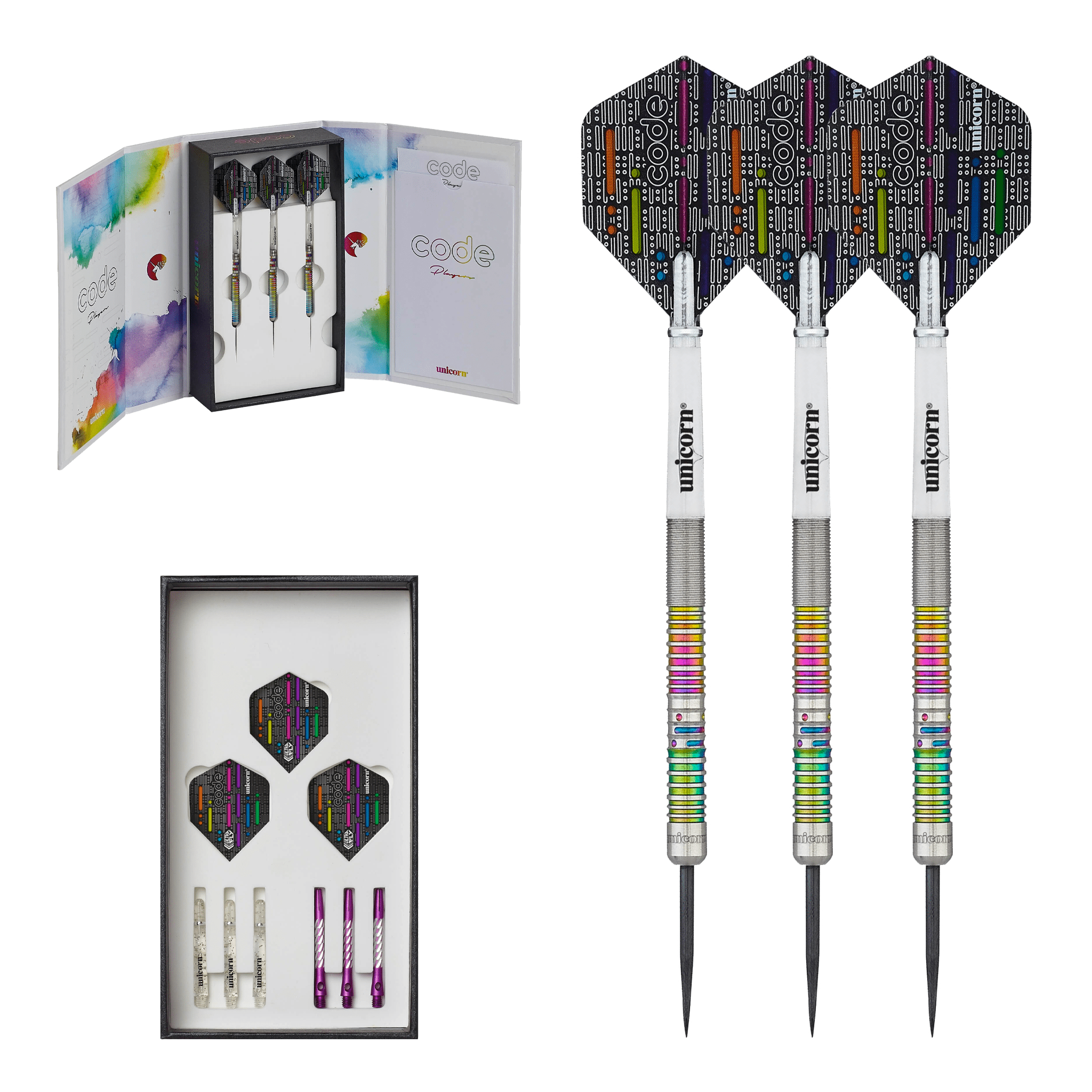 James Wade Code - 90% Tungsten Steel Tip Darts
