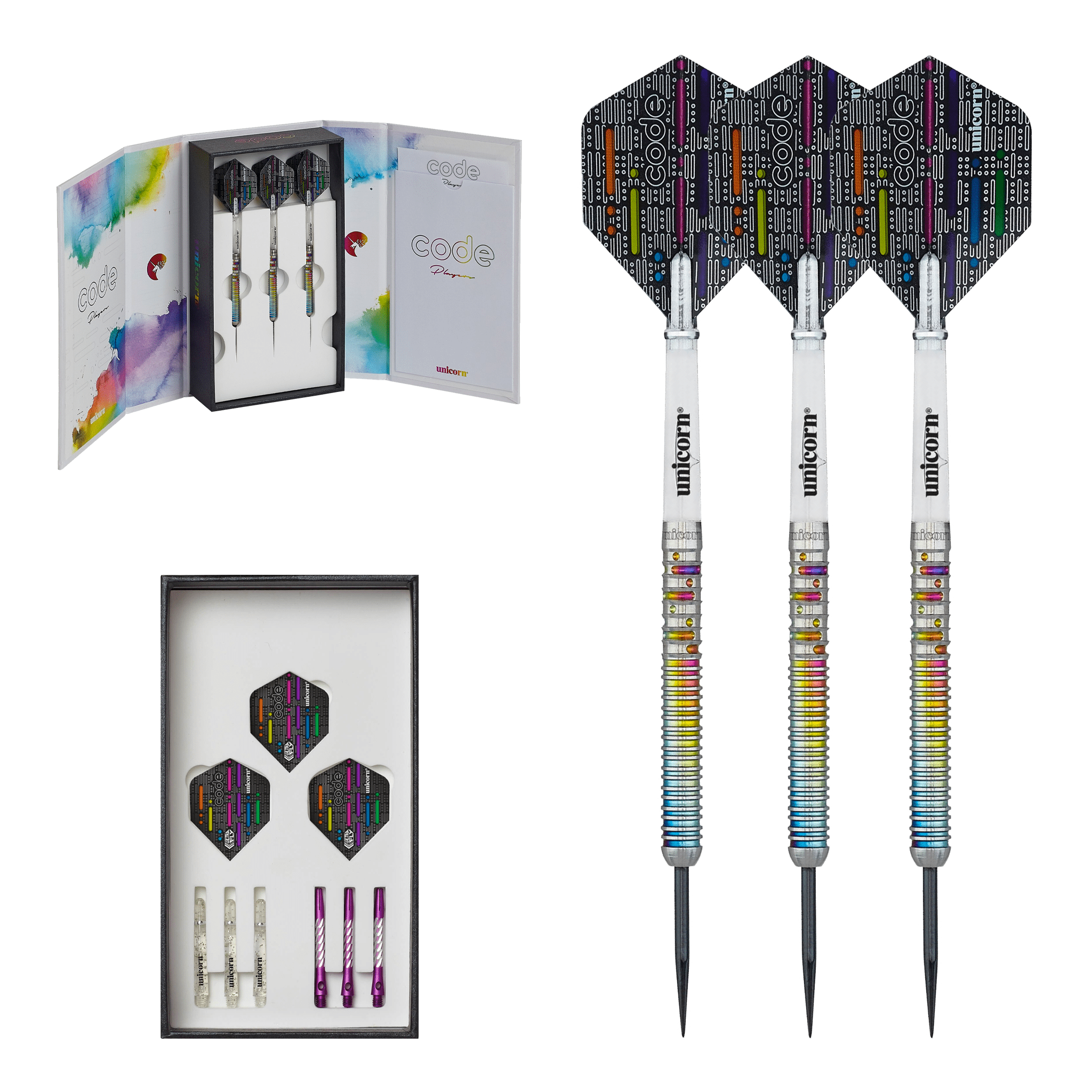 Gary Anderson Code - 90% Tungsten Steel Tip Darts