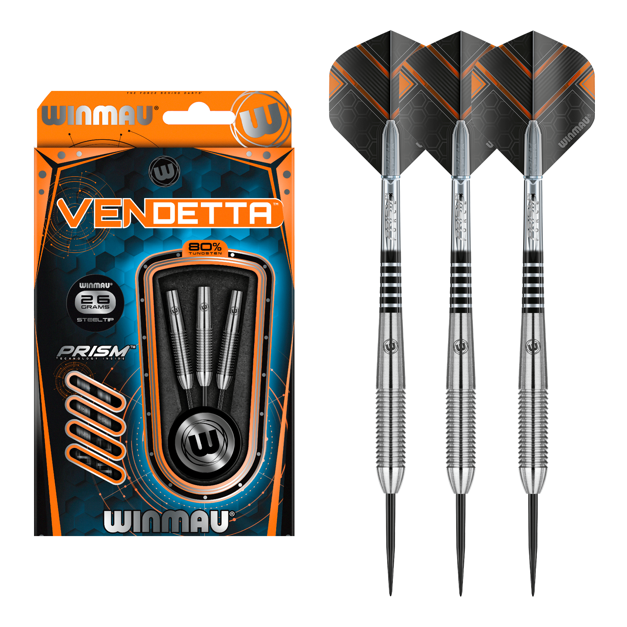 Vendetta - 80% Tungsten Steel Tip Darts