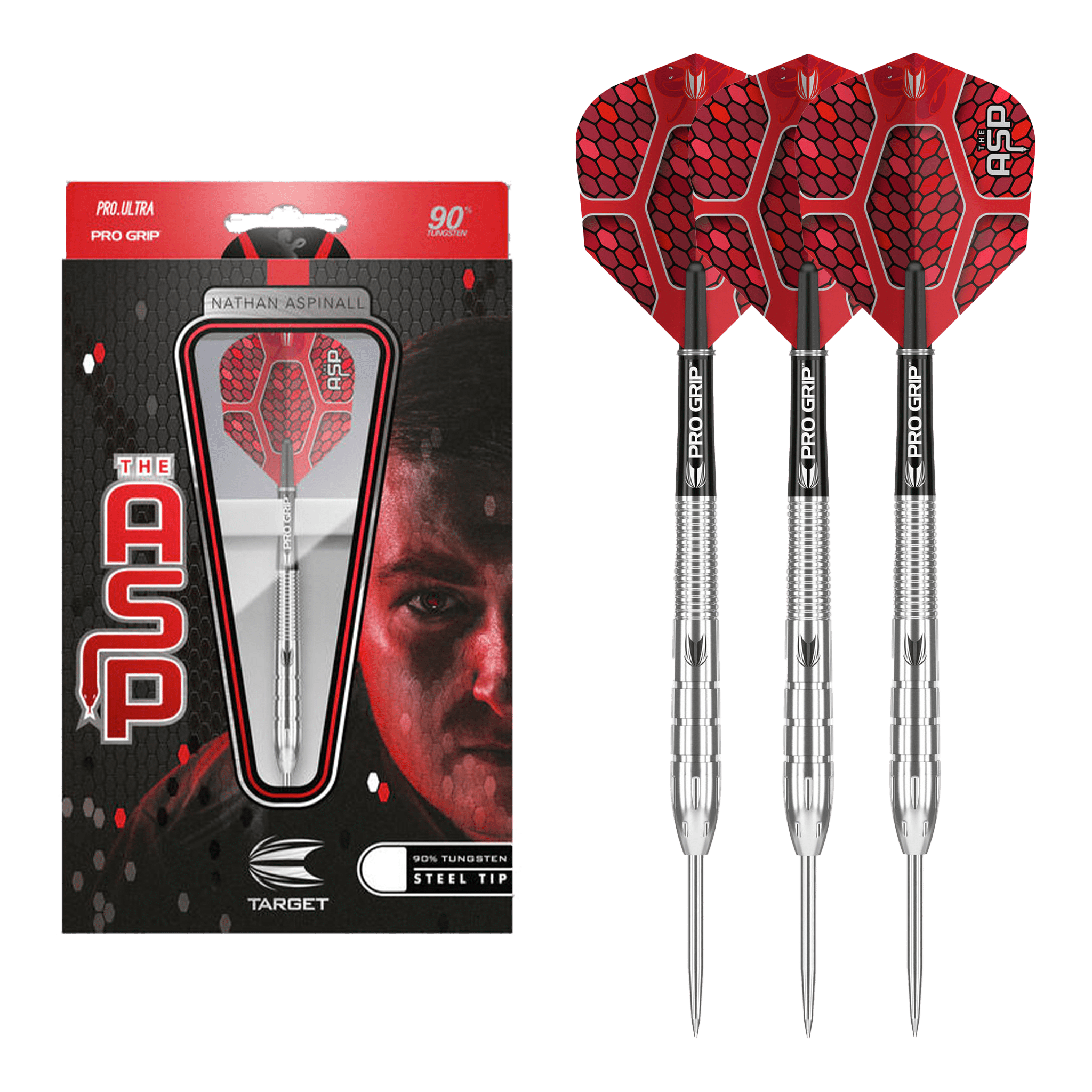 Nathan Aspinall Gen 1 - 90% Tungsten Nickel Tip Darts