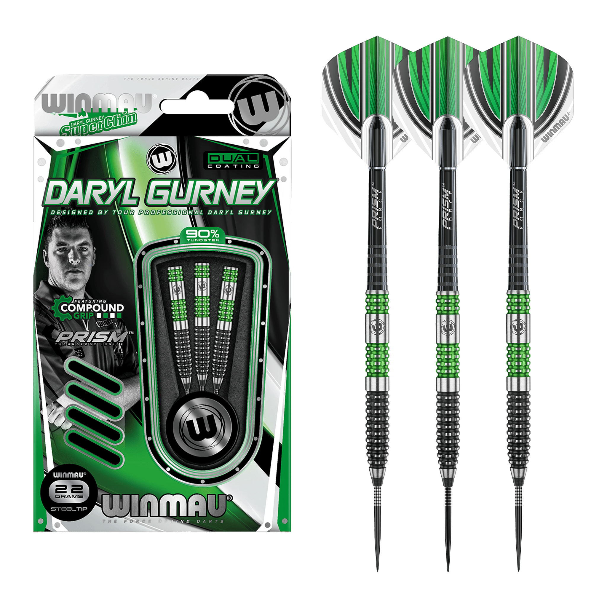 Daryl Gurney - 90% Tungsten Steel Tip Darts