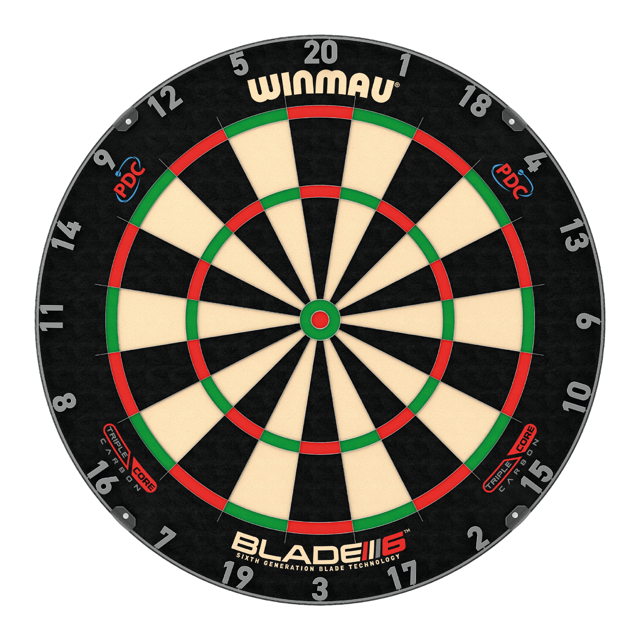 Blade 6 Triple Core Carbon - Dartboard